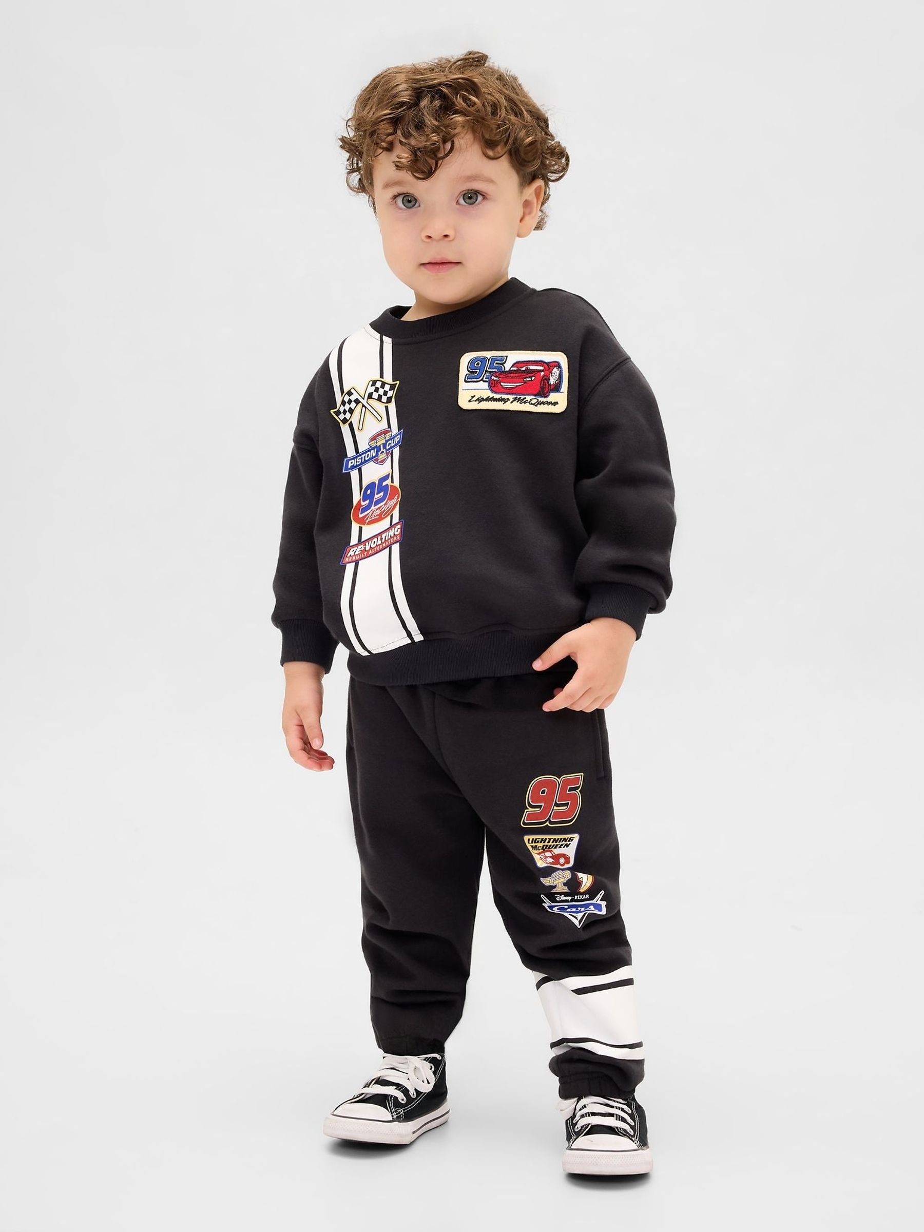 Black Disney VintageSoft Cars Sweathirt & Joggers Set (W73662) | £45