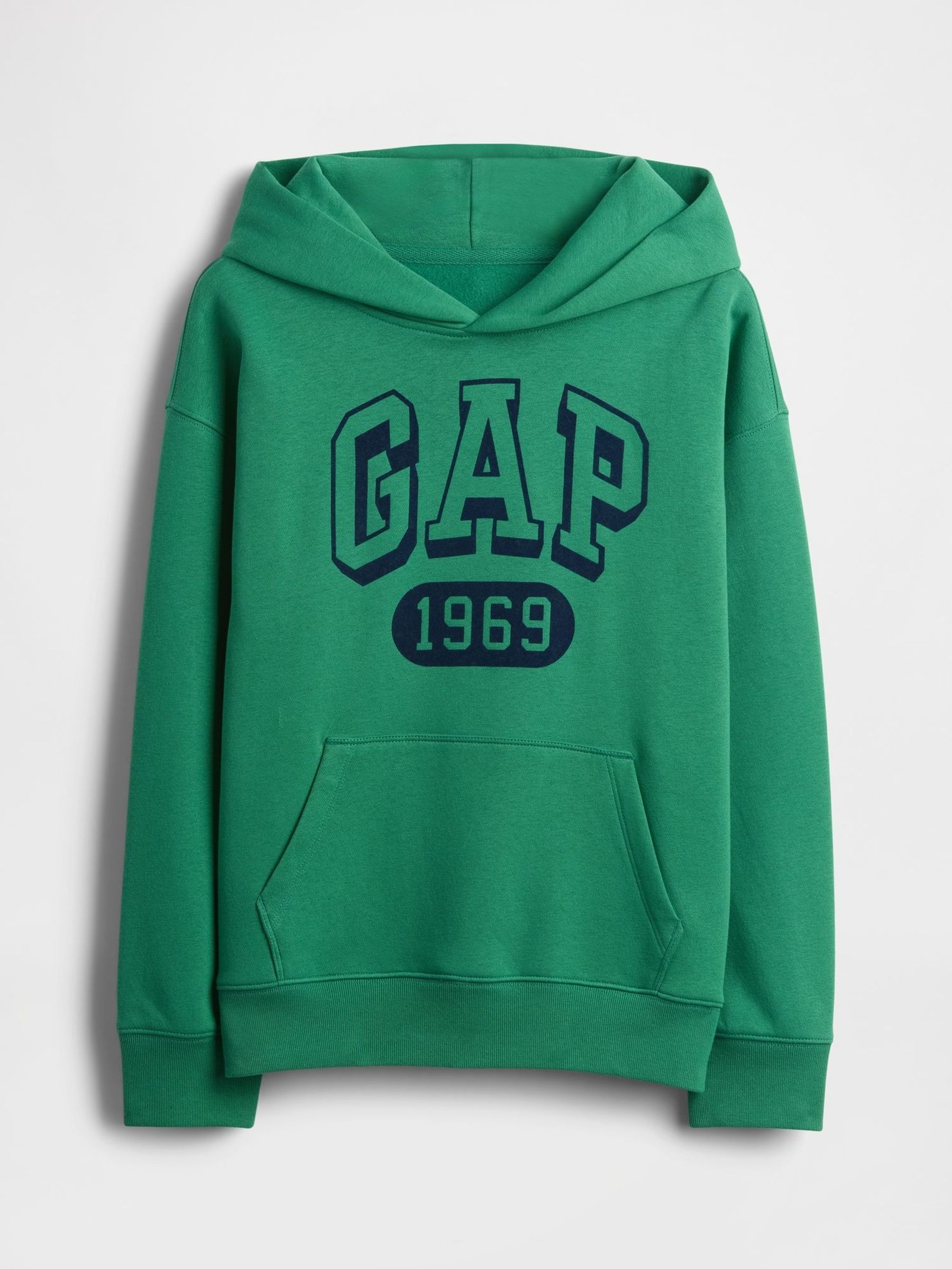 Green Vintage Soft Logo Hoodie (4-13yrs) (W73669) | £25