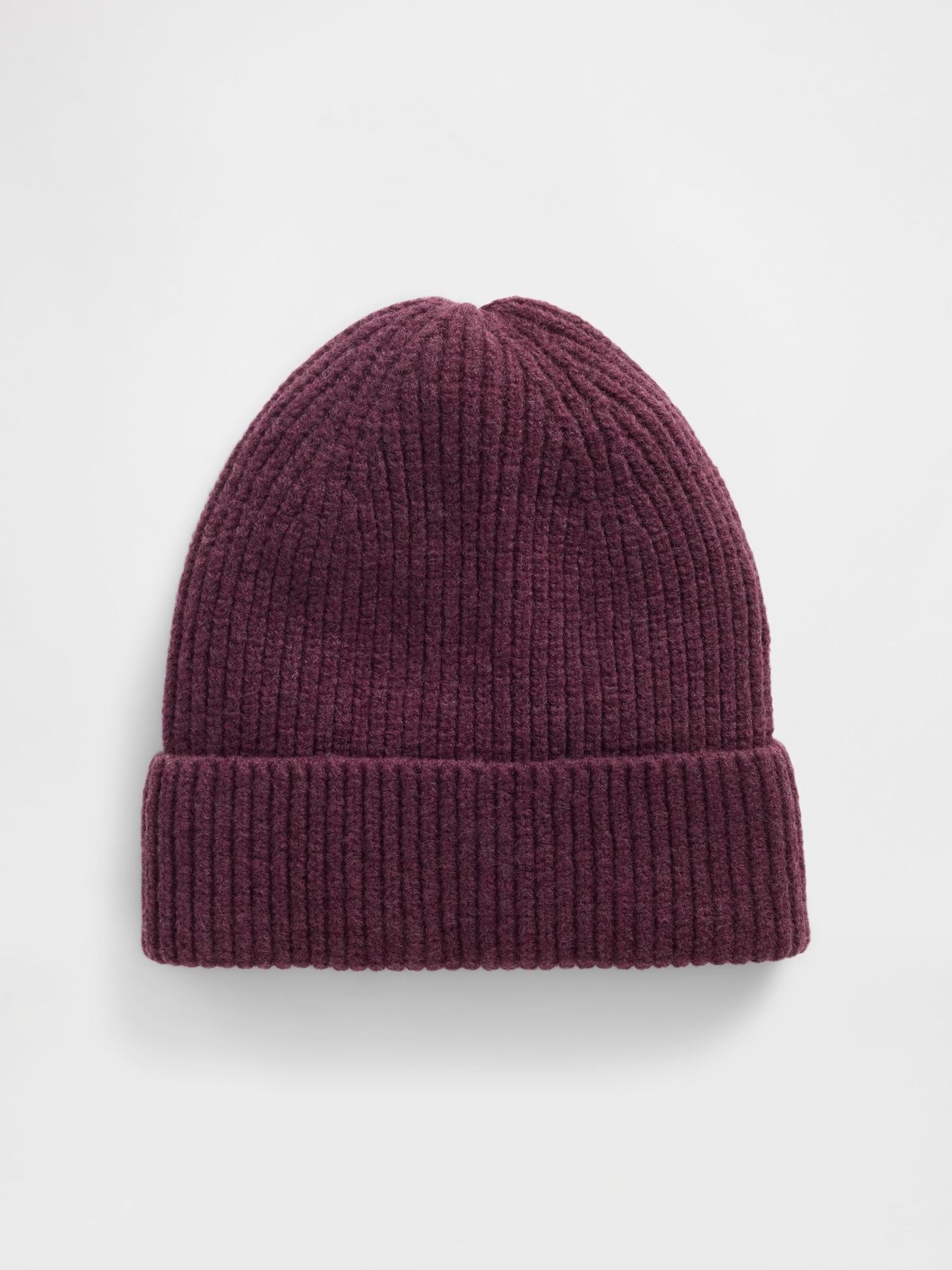 Burgundy Red CashSoft Stretch Beanie (W73682) | £18