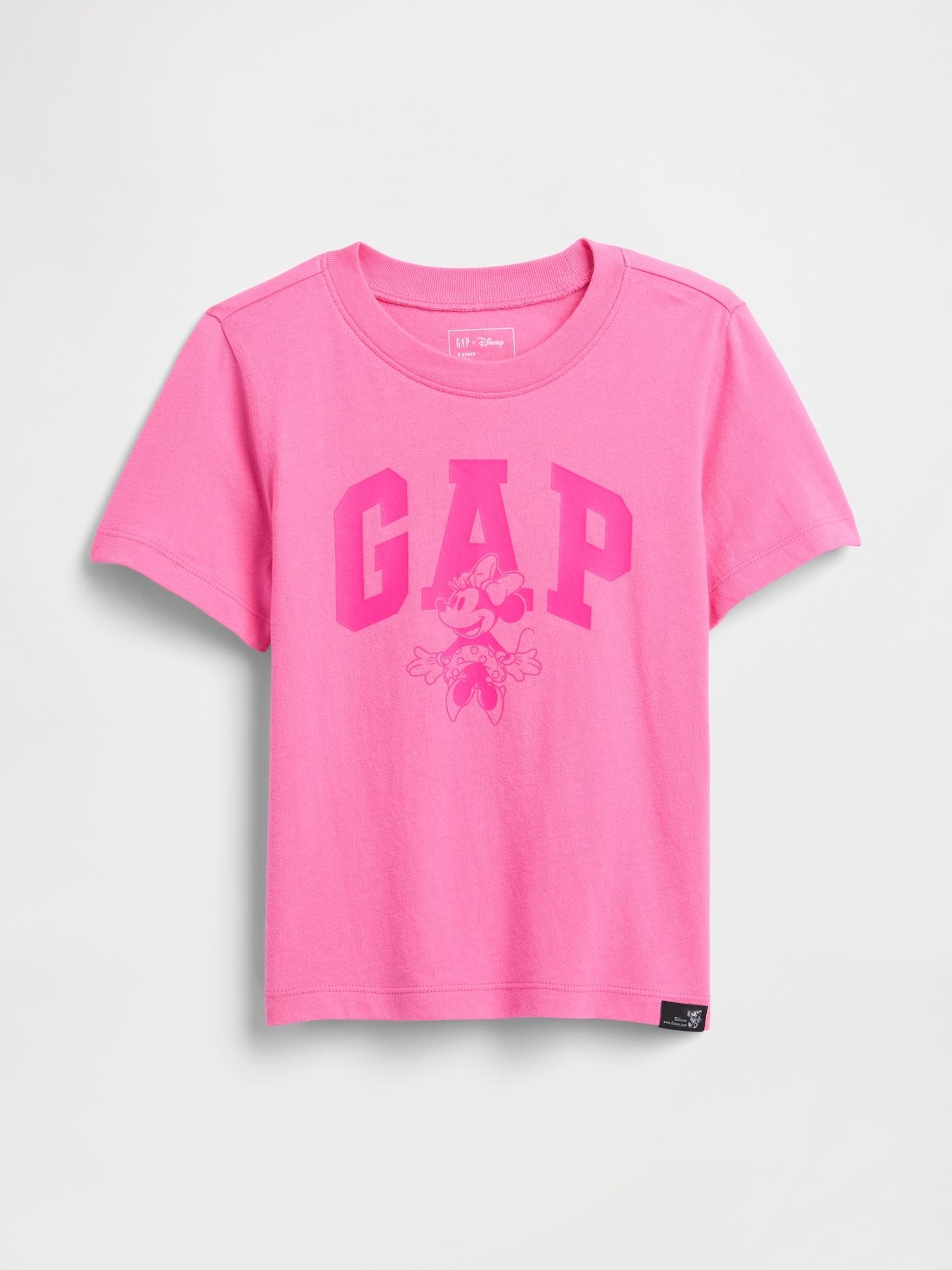 Pink Disney Minnie Mouse Logo T-Shirt (W73694) | £10