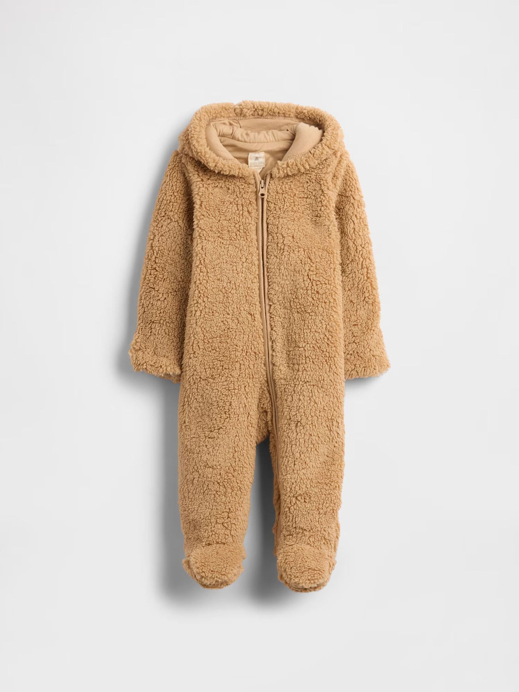 Brown Teddy Sherpa Jacket (Newborn-12mths) (W73740) | £25