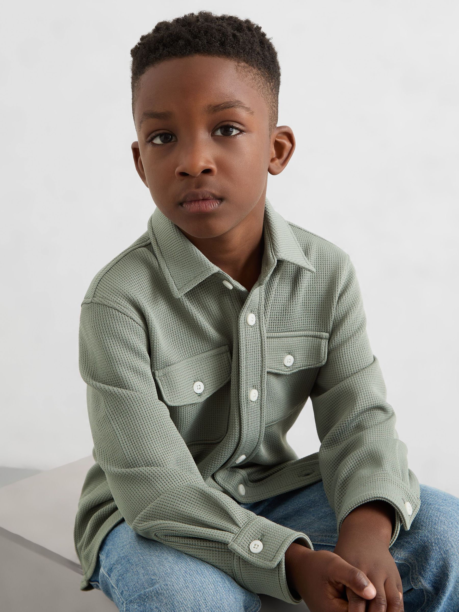 Shirt in Sage (W75090) | £38