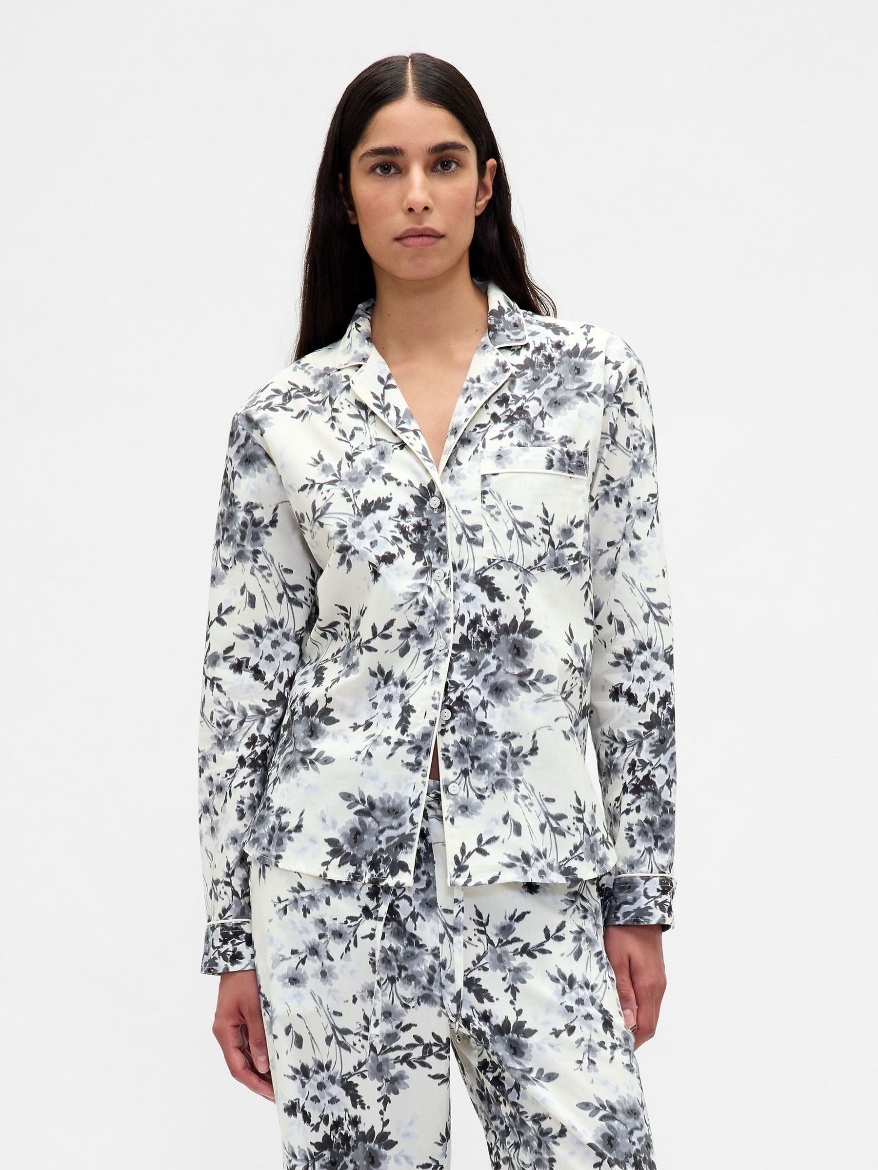 White Poplin Pyjama Trousers (W75218) | £20