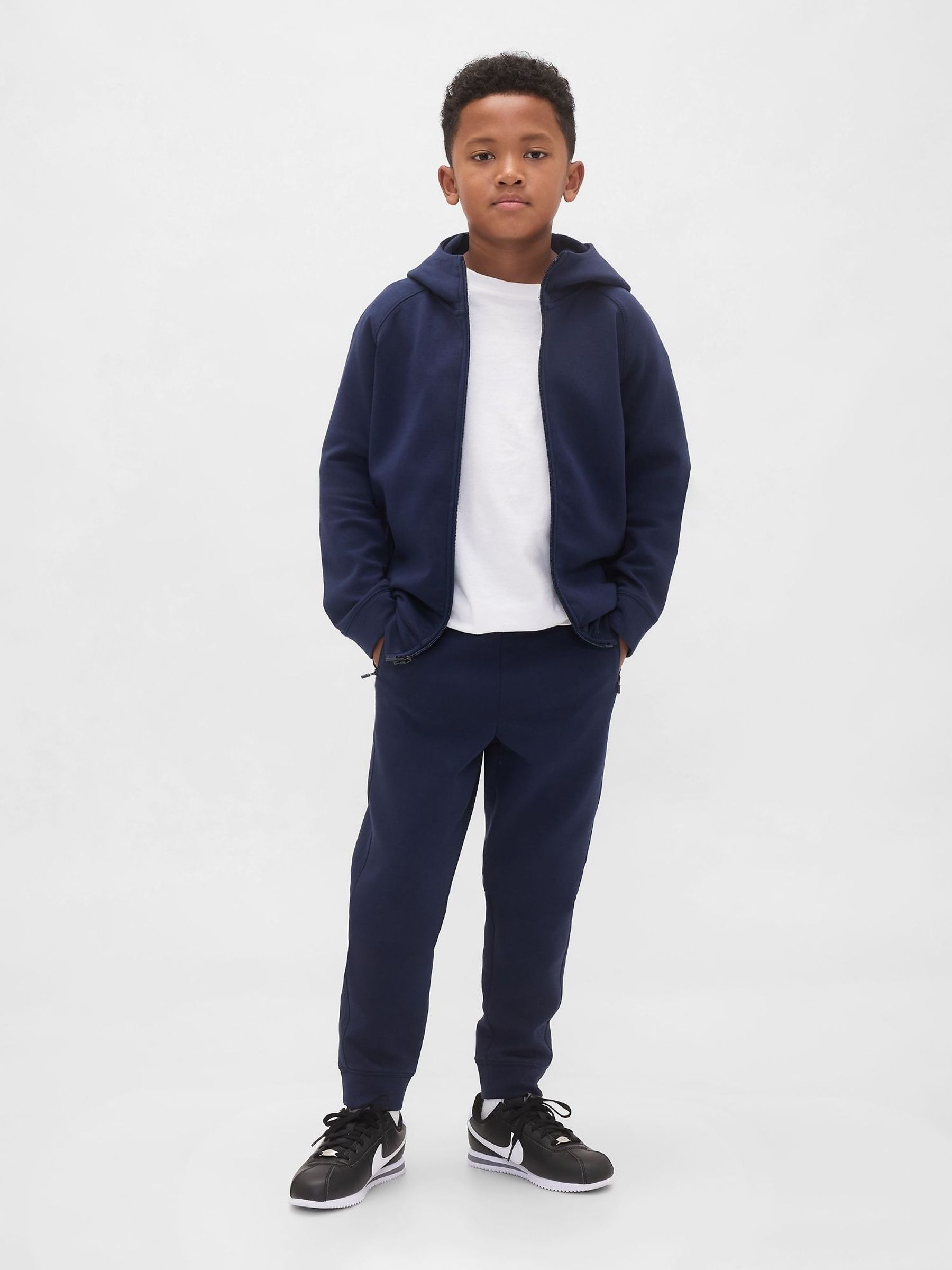 Navy Blue Tech Quick-Dry Joggers (4-13yrs) (W75223) | £25