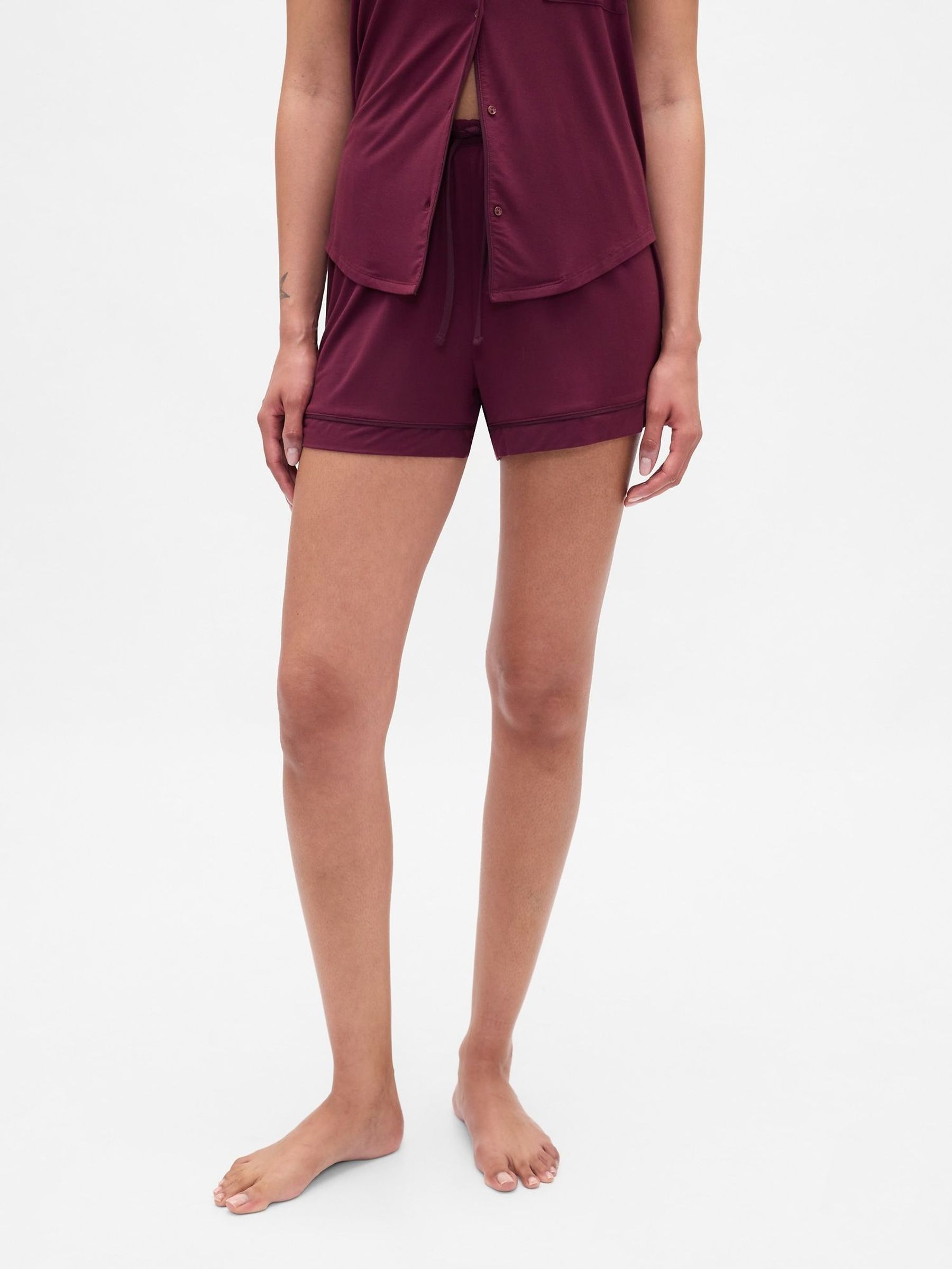 Red Modal Pyjamas Shorts (W75224) | £18
