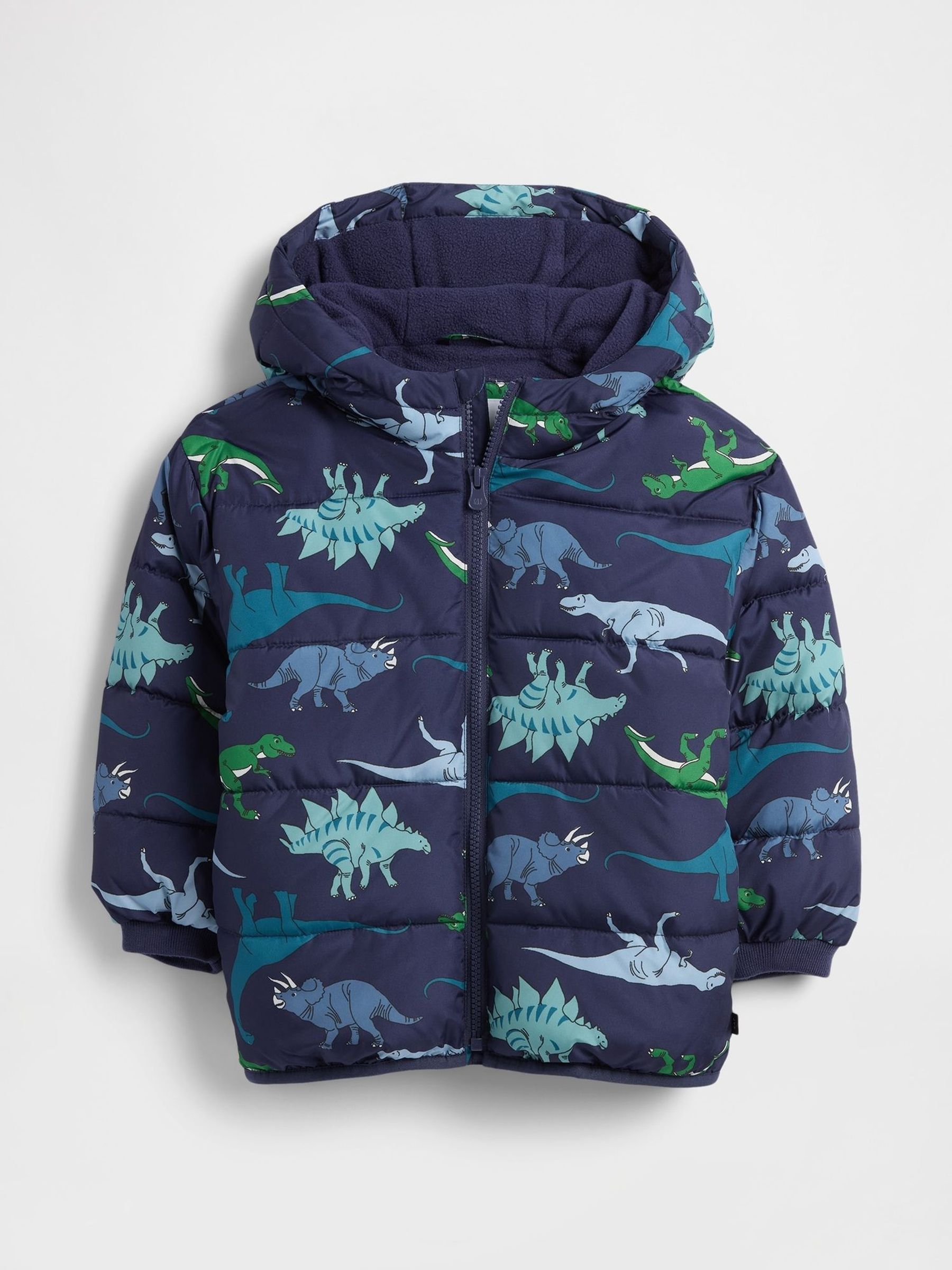 Navy Blue Puffer Jacket (6mths-5yrs) (W75236) | £45
