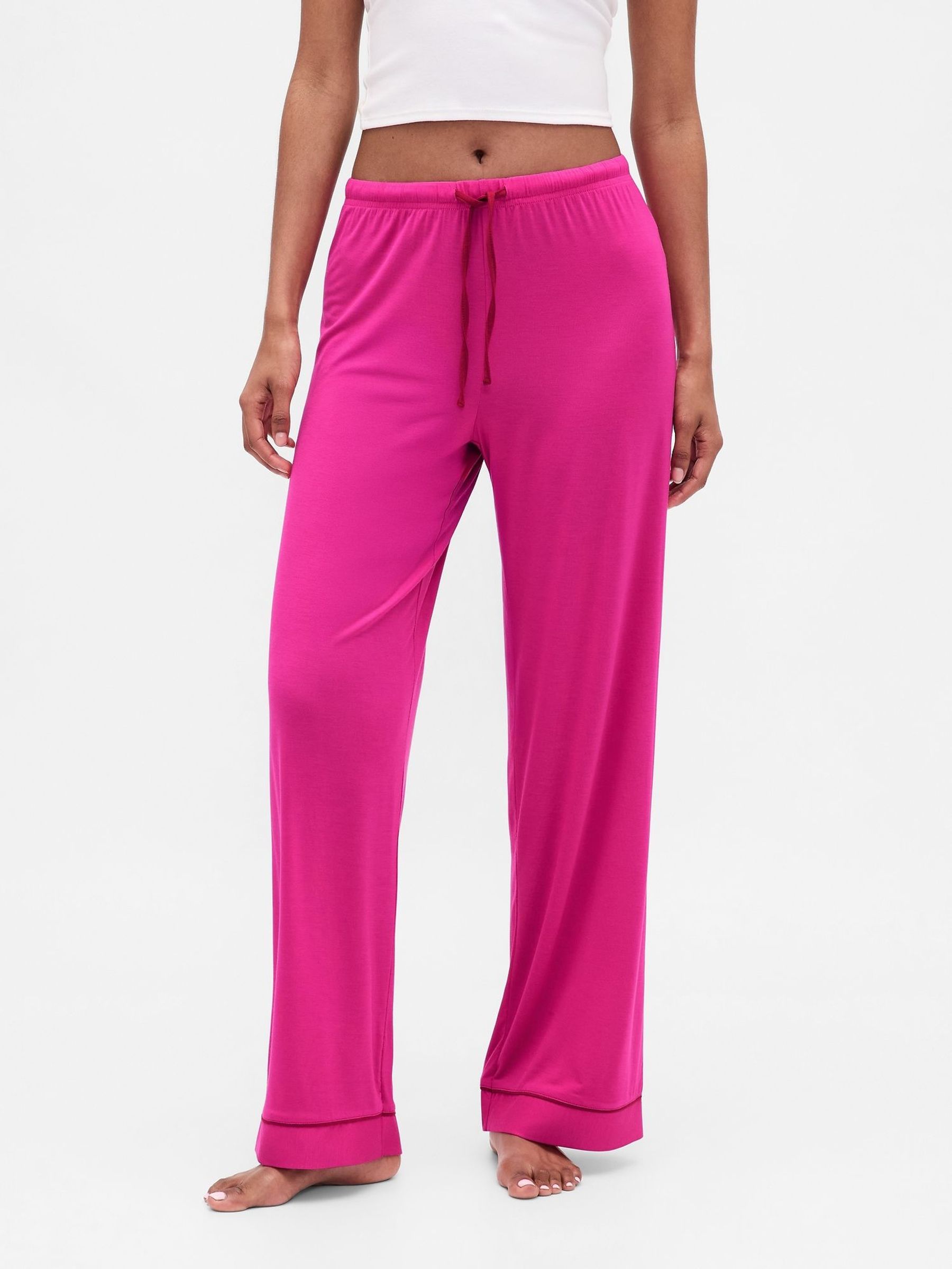 Pink Modal Pyjamas Trousers (W75238) | £25