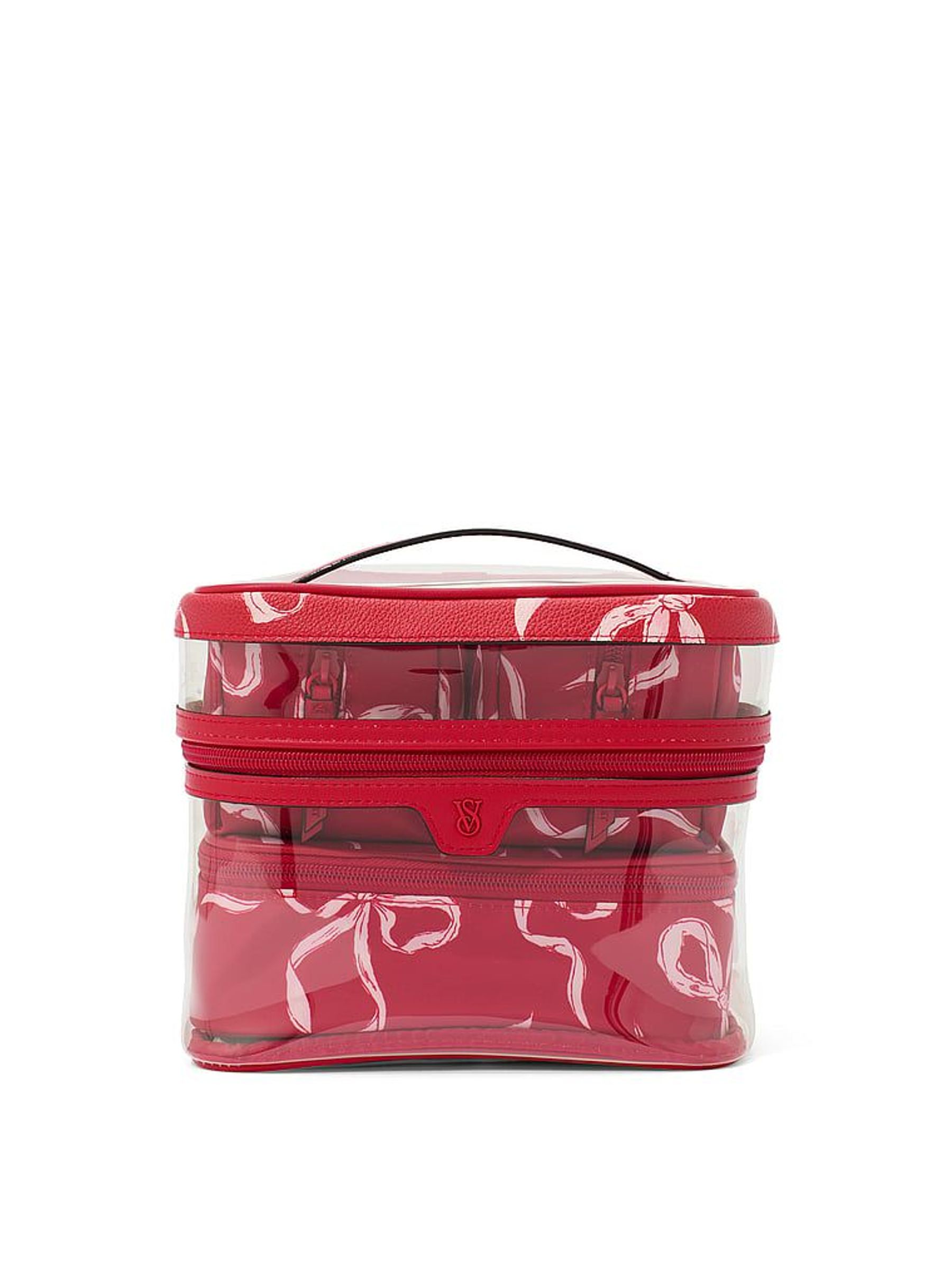 Lipstick Red Bows 4In1 MakeUp Bag (W75421) | £46