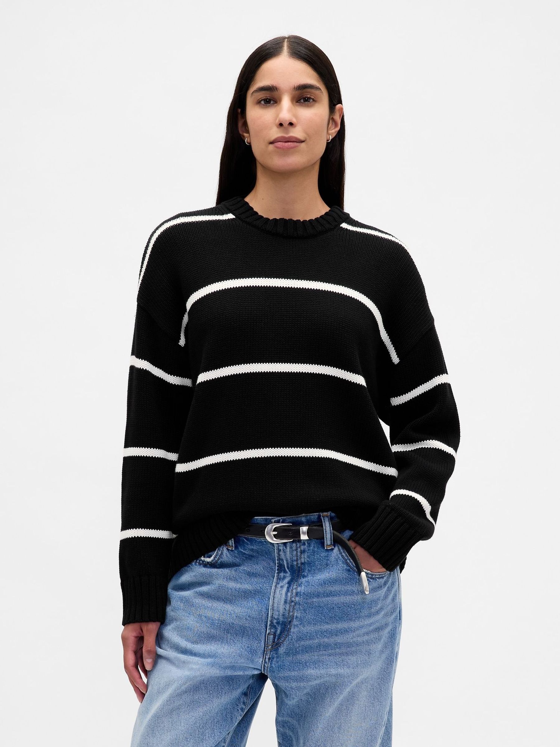 Black Oversized Sweatshirt (W76739) | £45