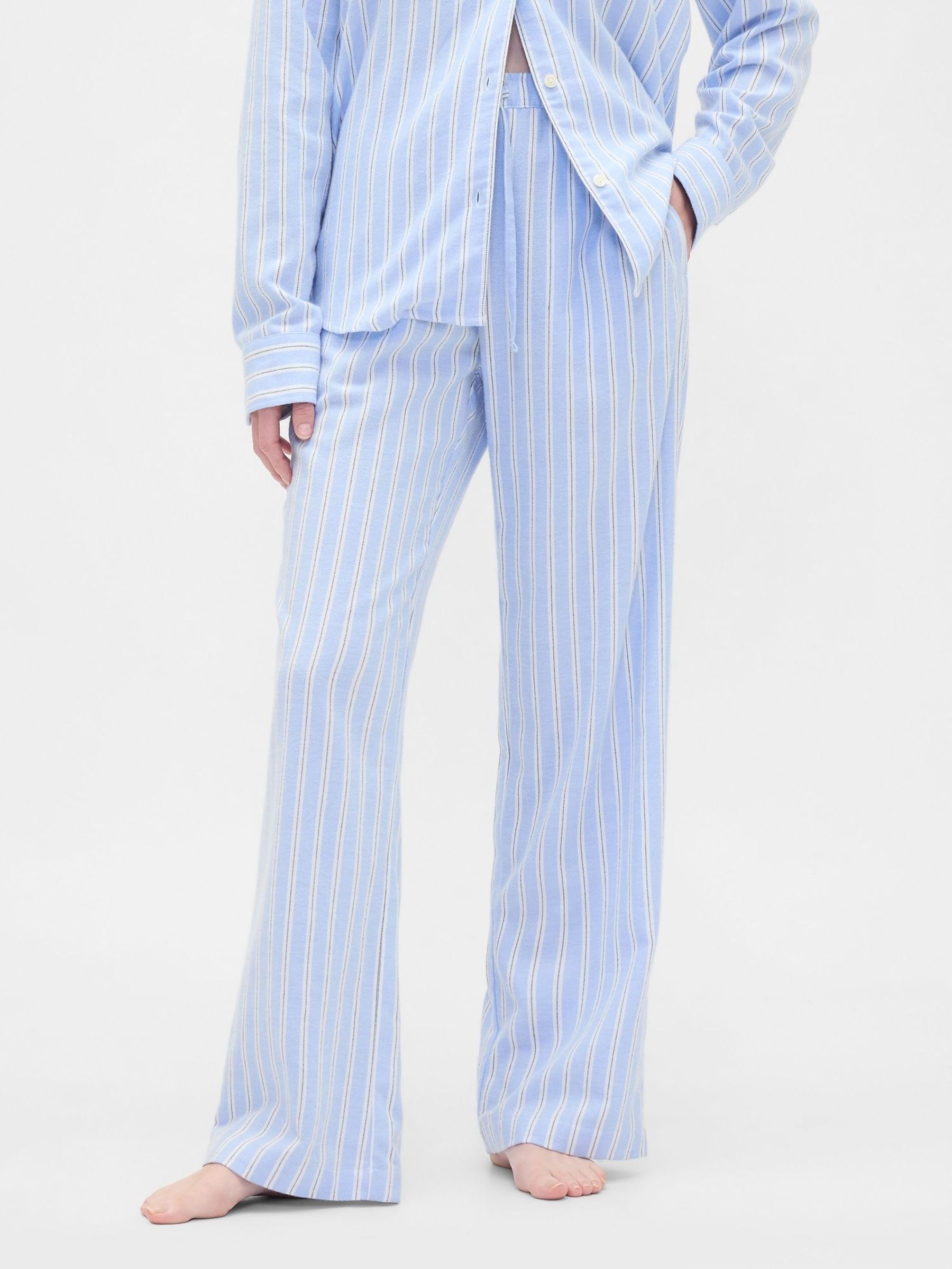 Blue Flannel Pyjama Trousers (W76745) | £25