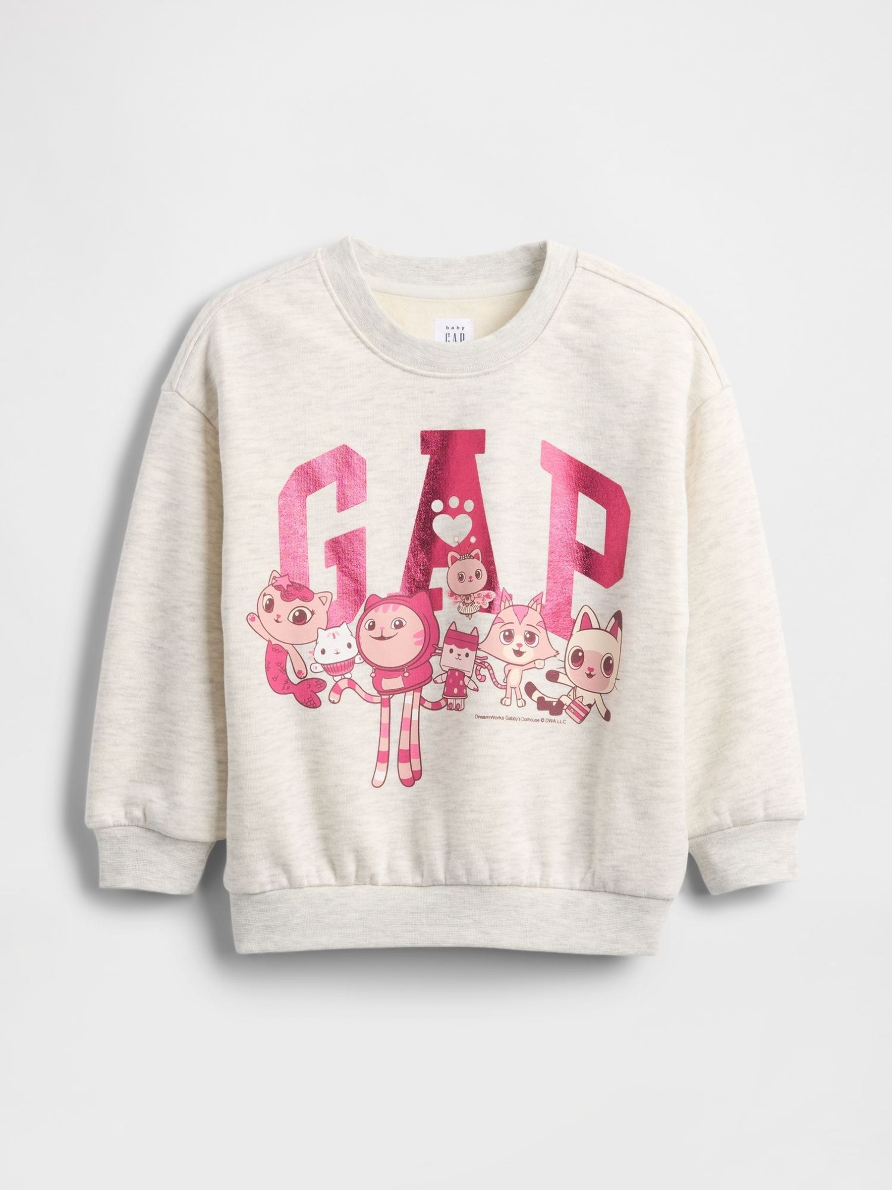 Cream VintageSoft Gabby Cat Logo Sweatshirt (6mths-5yrs) (W76746) | £25
