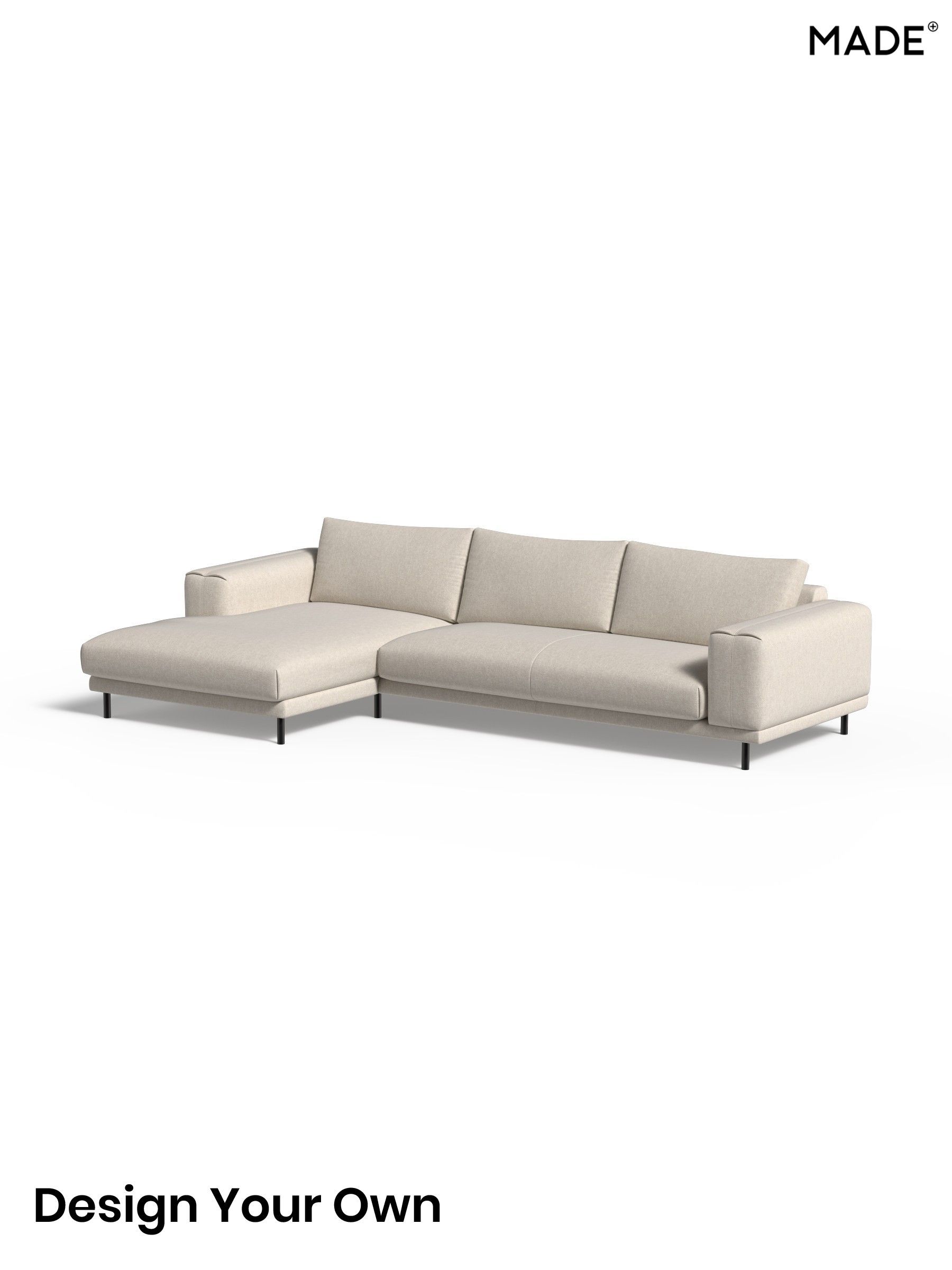 Textured Slub Weave/Light Natural - Odin By Made