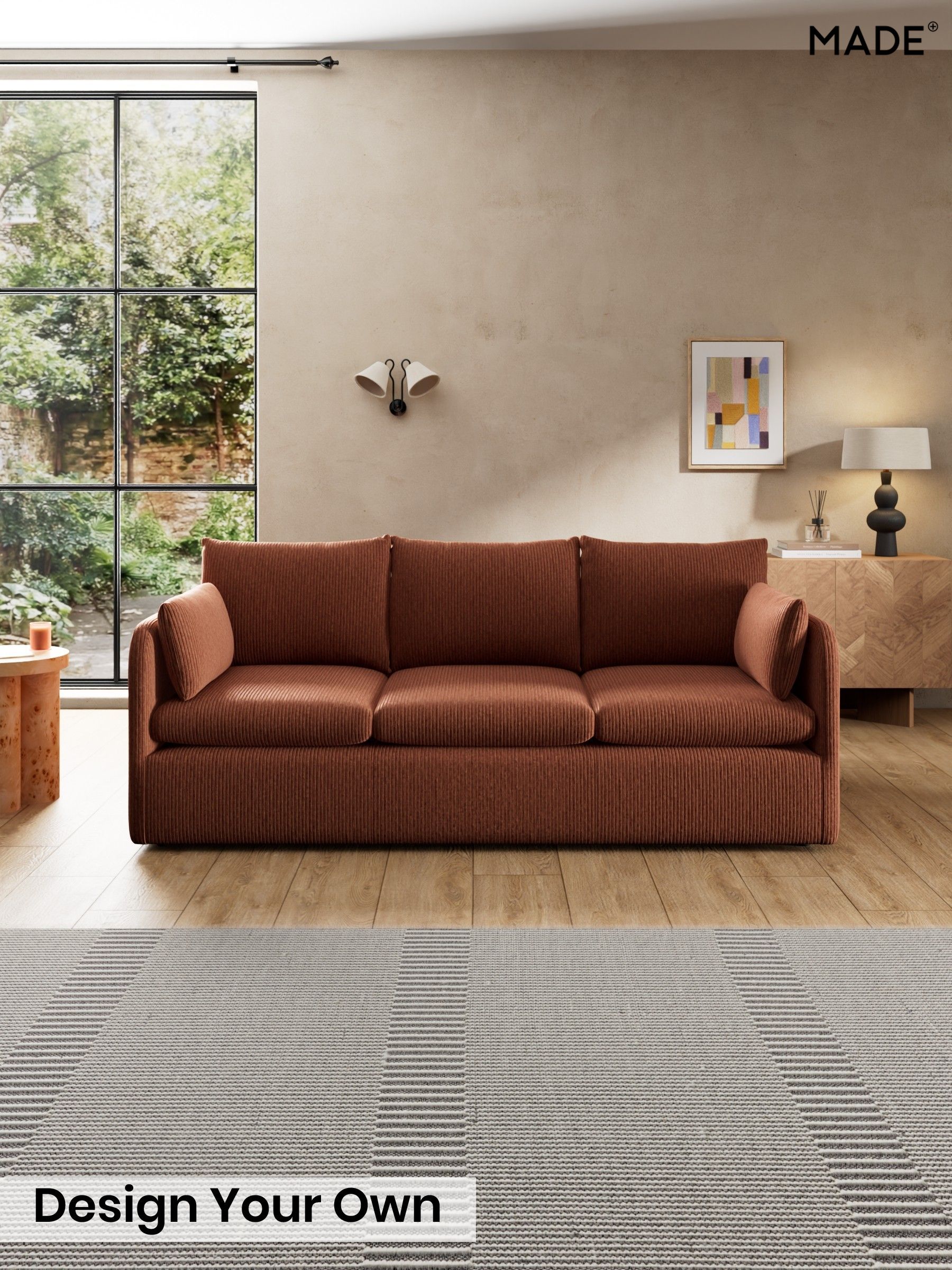 Matt Corduroy/Nutmeg Orange - Jackson By Made