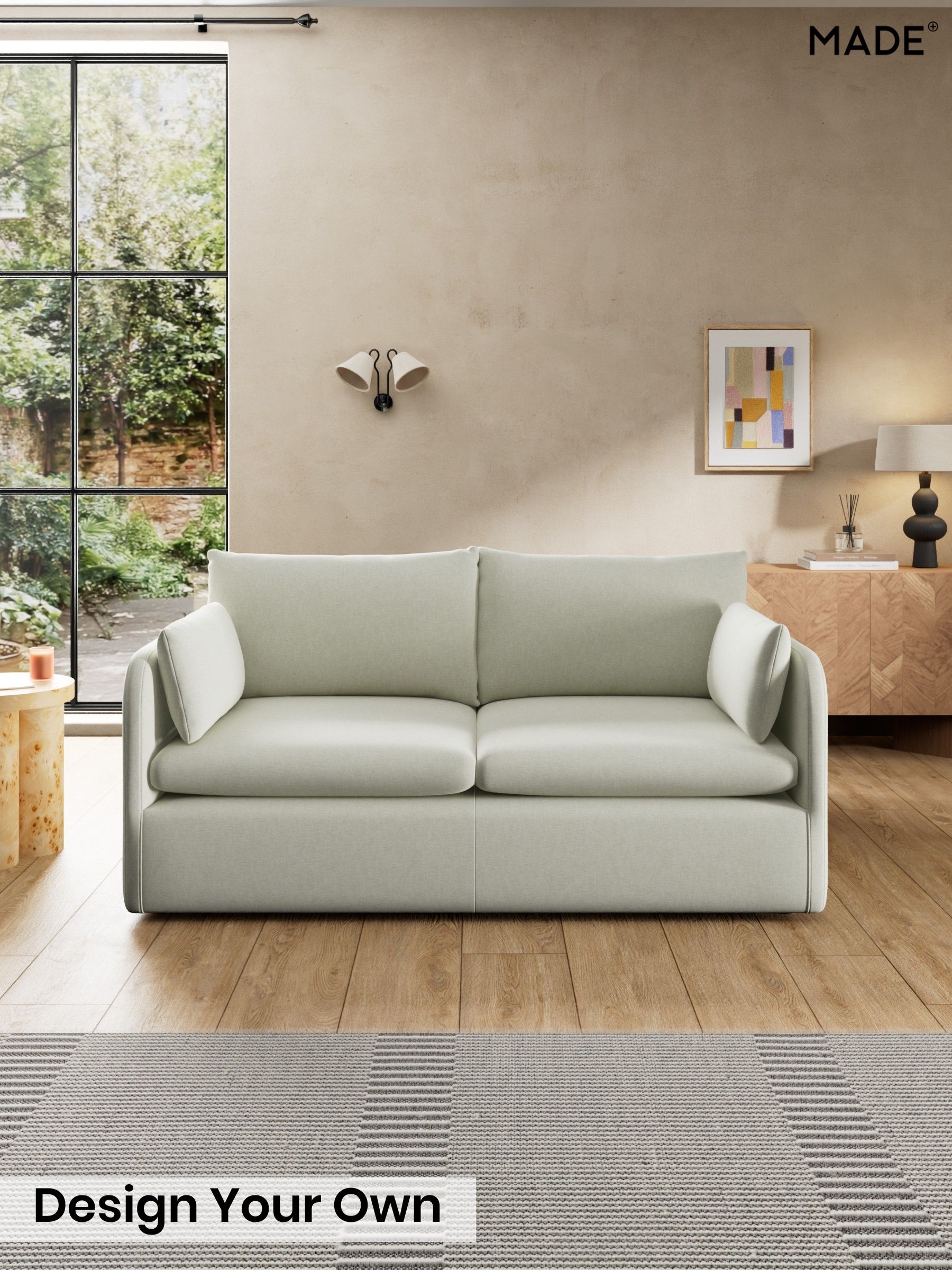 Textured Slub Weave/Light Natural - Jackson By Made