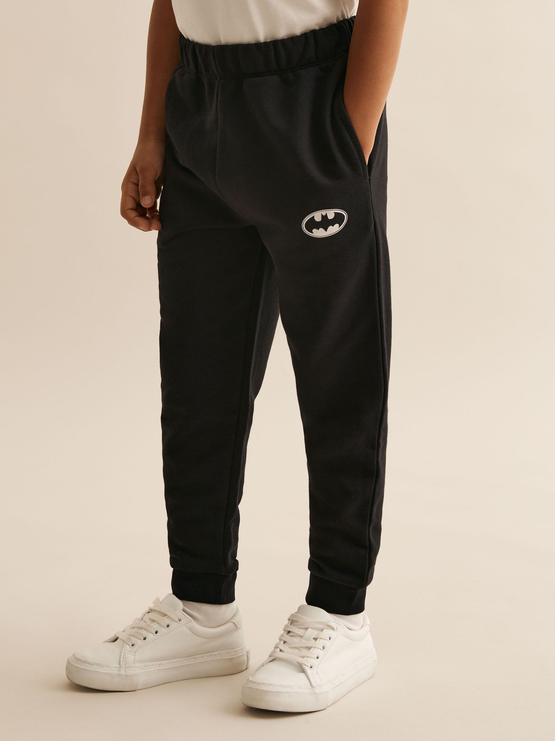 9-12 yrs Batman | Reiss Gotham City Joggers in Black (W77791) | £36