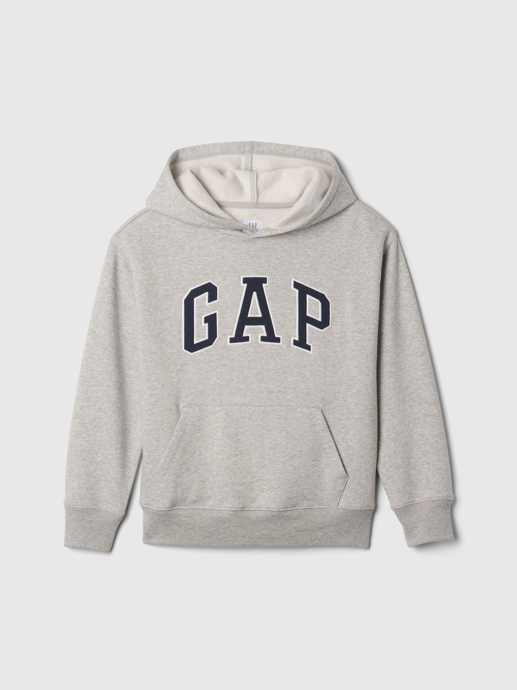Light Grey Vintage Logo Hoodie (4-13yrs) (W78930) | £20