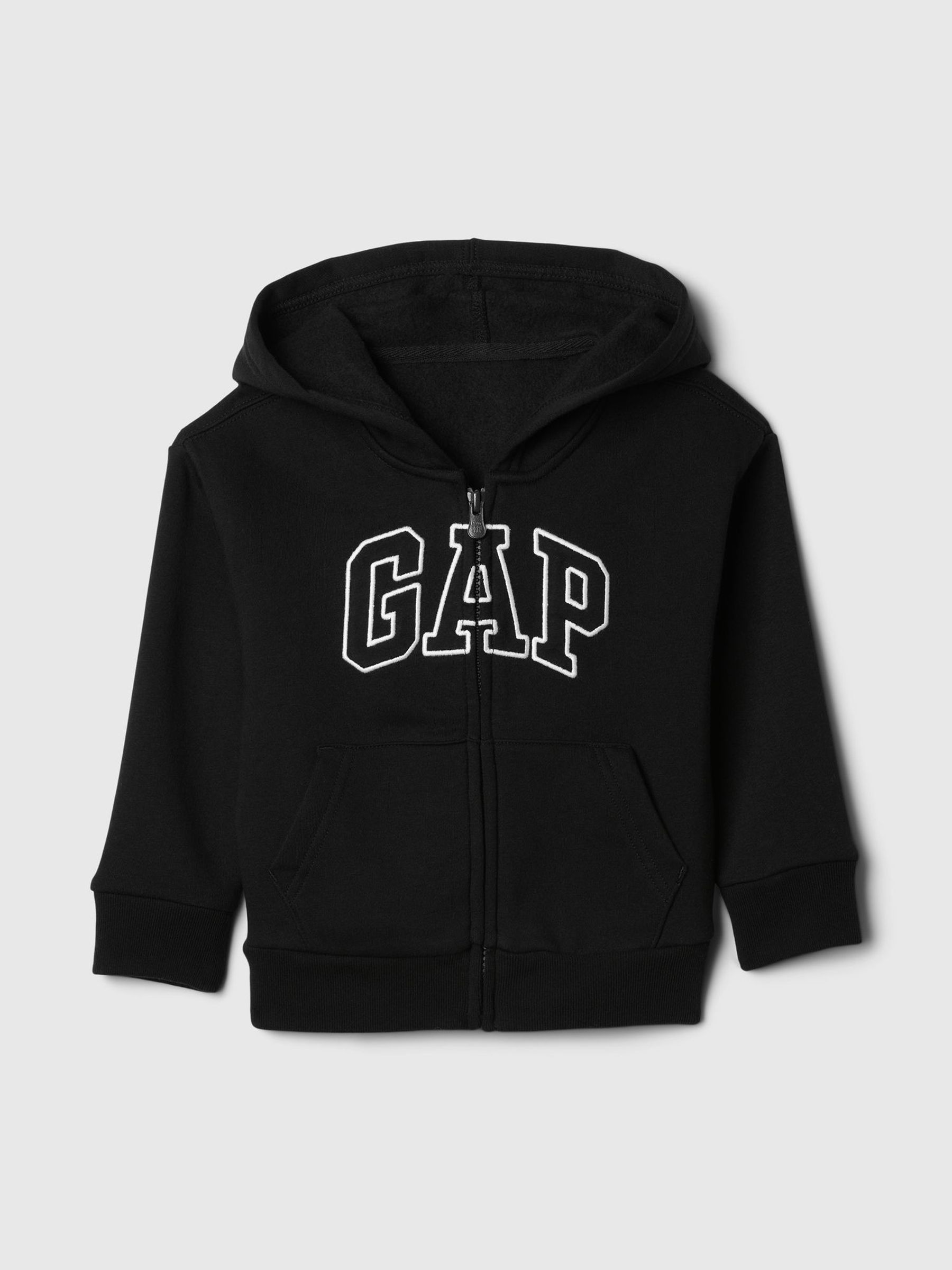 Black Vintage Logo Full Zip Hoodie (6mths-5yrs) (W78949) | £20
