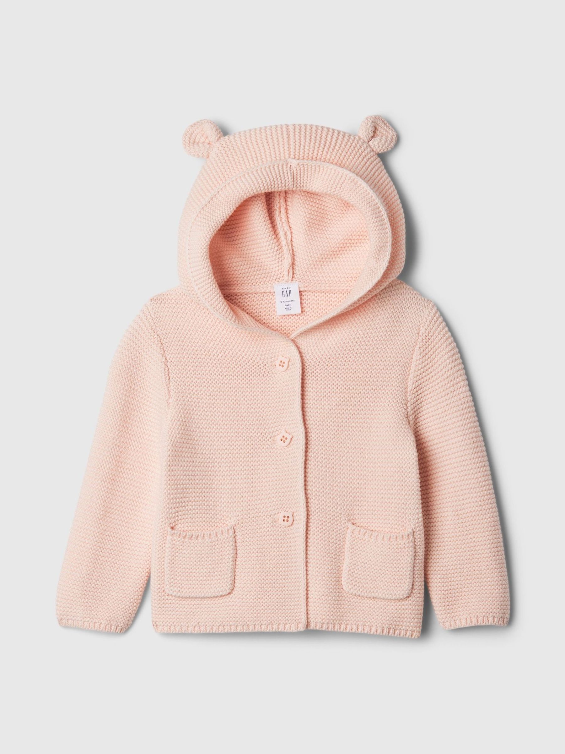 Pink Bear Cardigan (W78950) | £20