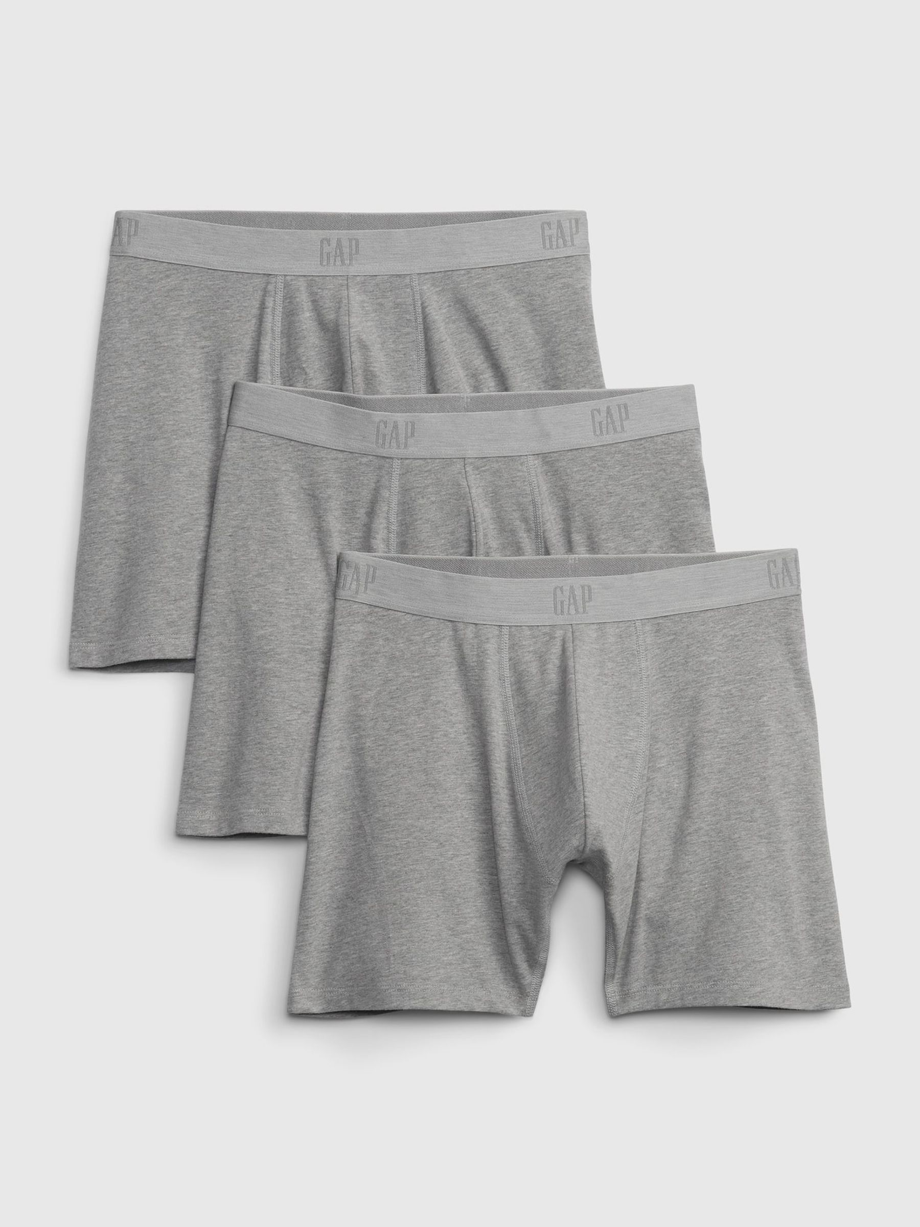 Grey Boxer Briefs 3 Pack (W78966) | £25