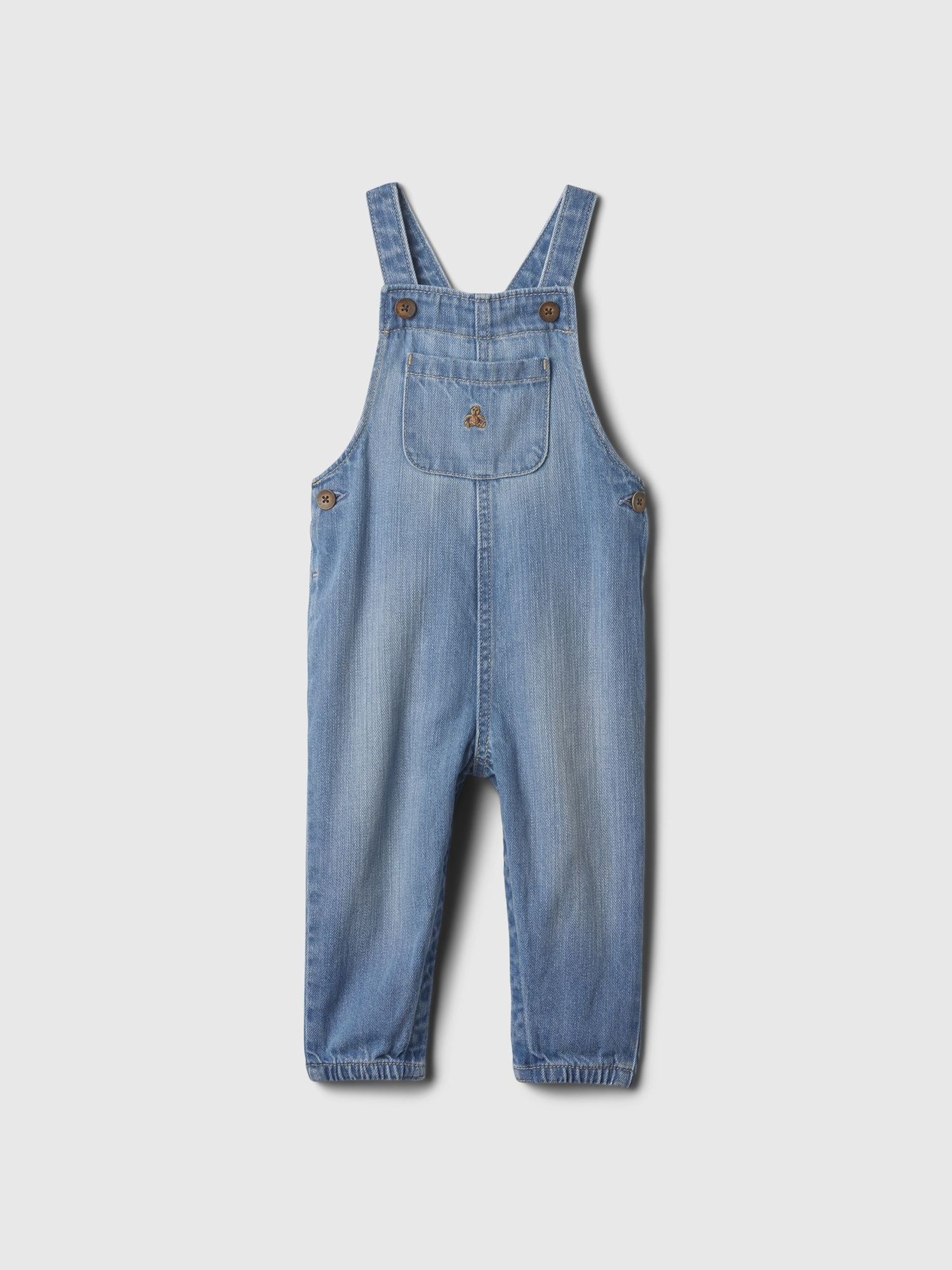 Blue Cotton Denim Overall Dungarees (W79007) | £25