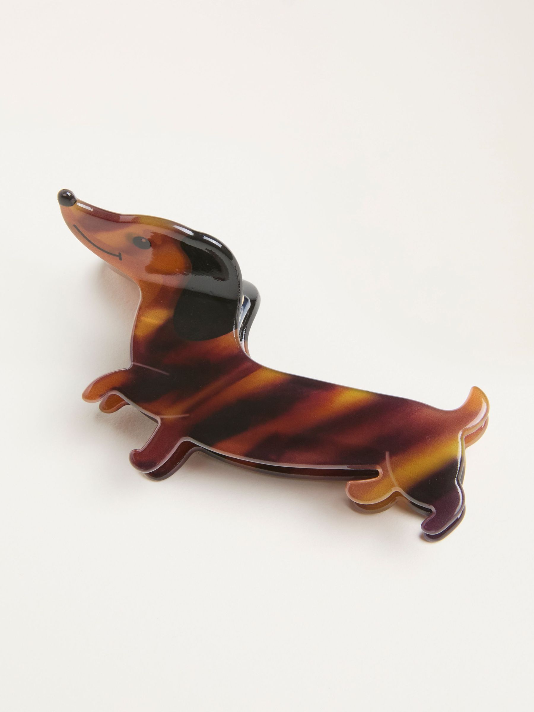 Brown Dog Claw Clip (W80916) | £14.50