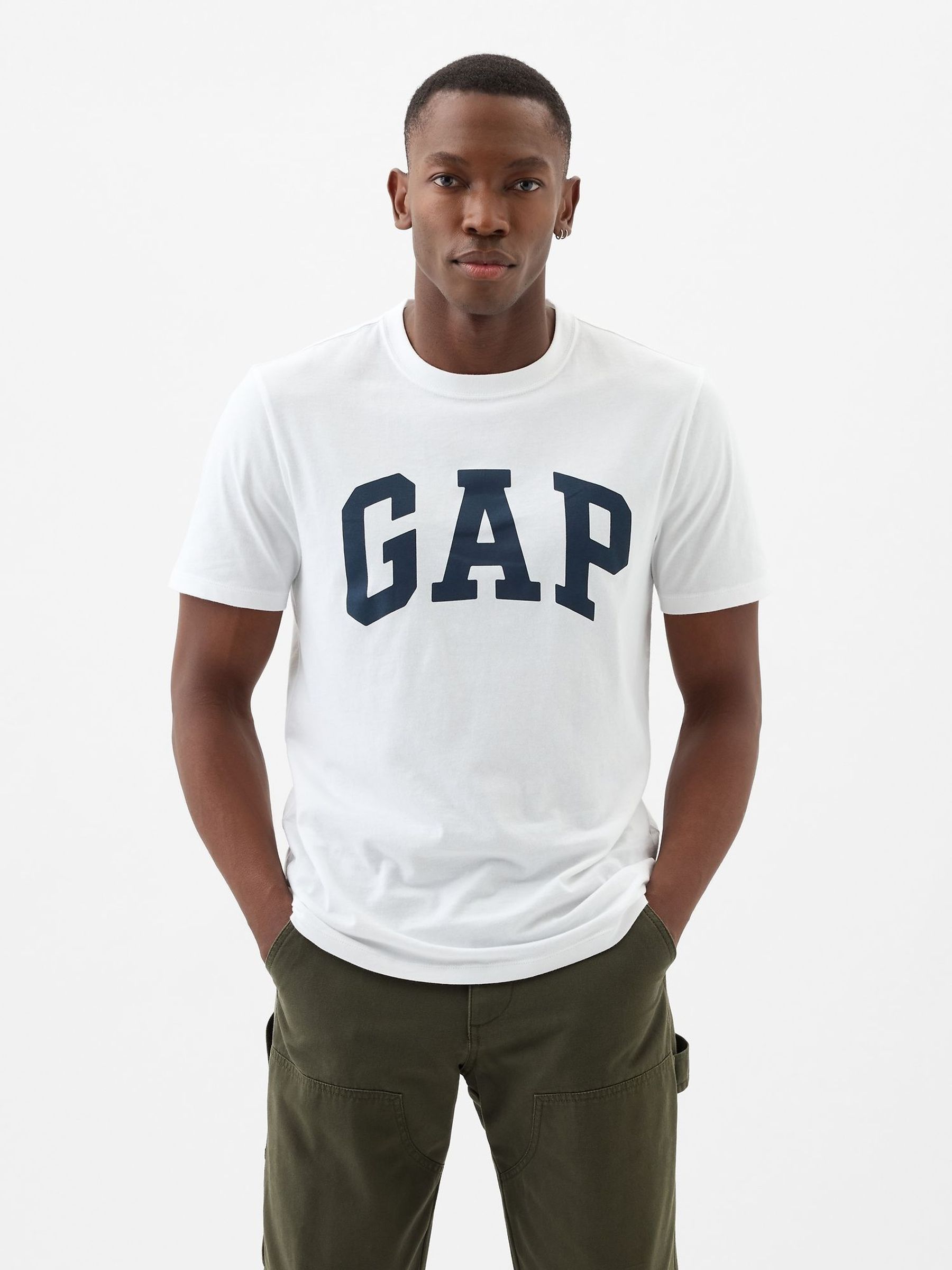 White Everyday Soft Logo T-Shirt (W81230) | £14