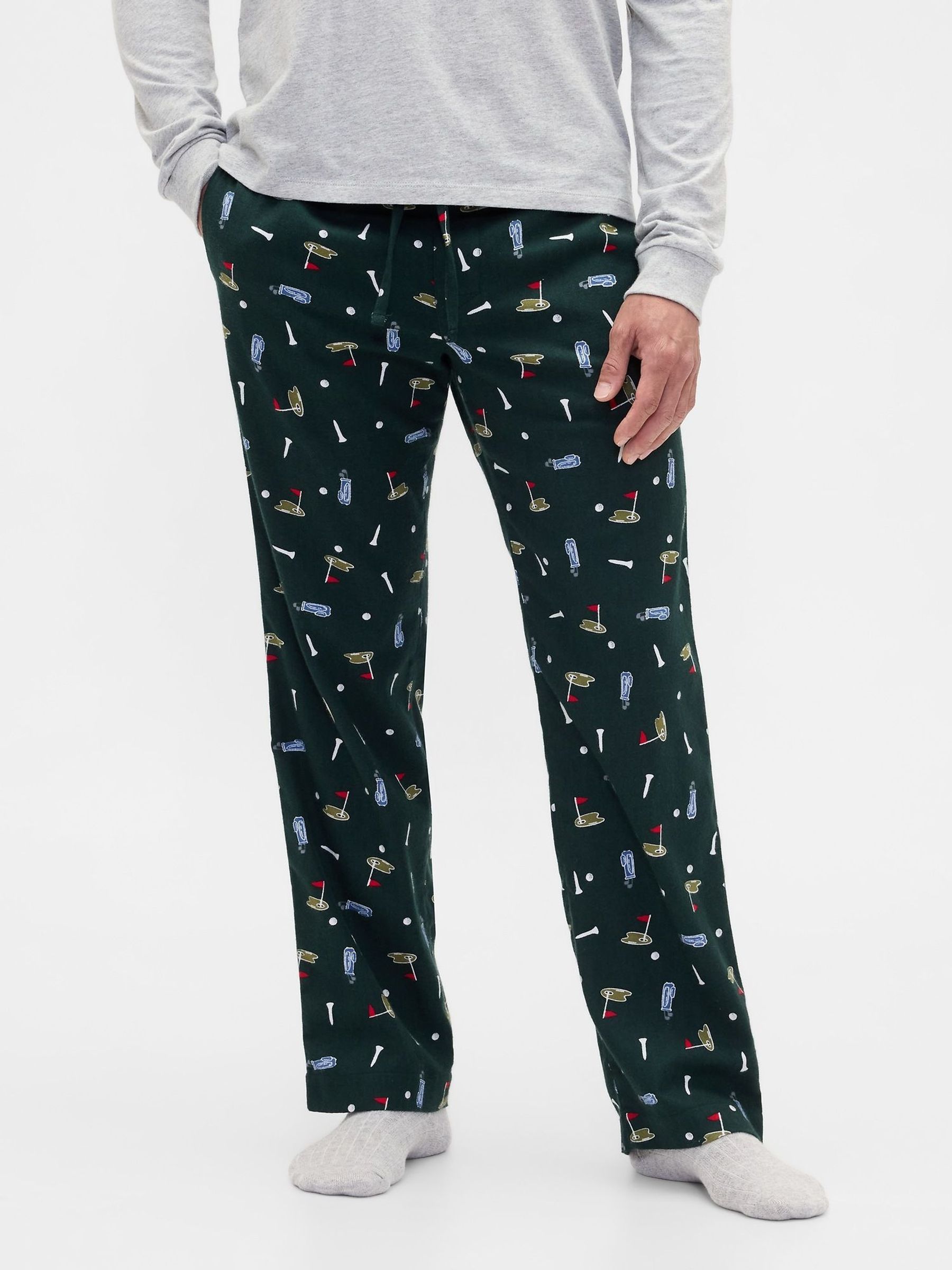 Black Relaxed Flannel Pyjama Trousers (W85614) | £30