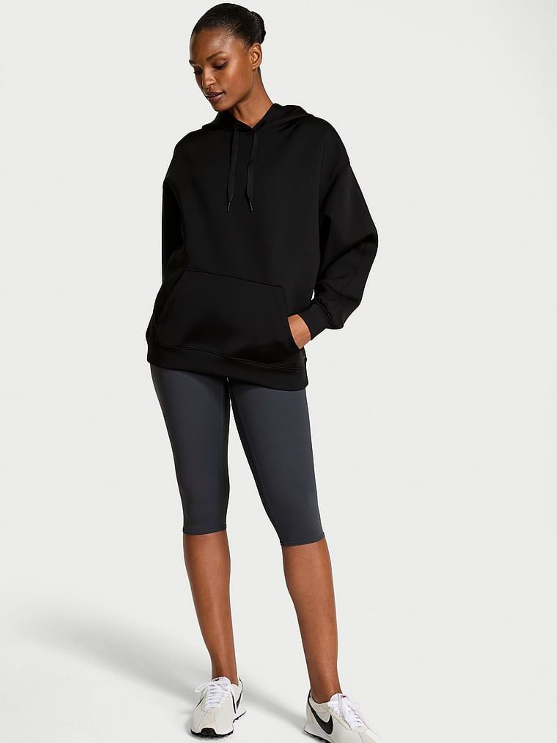 Black Scuba Oversized Hoodie (W86559) | £85