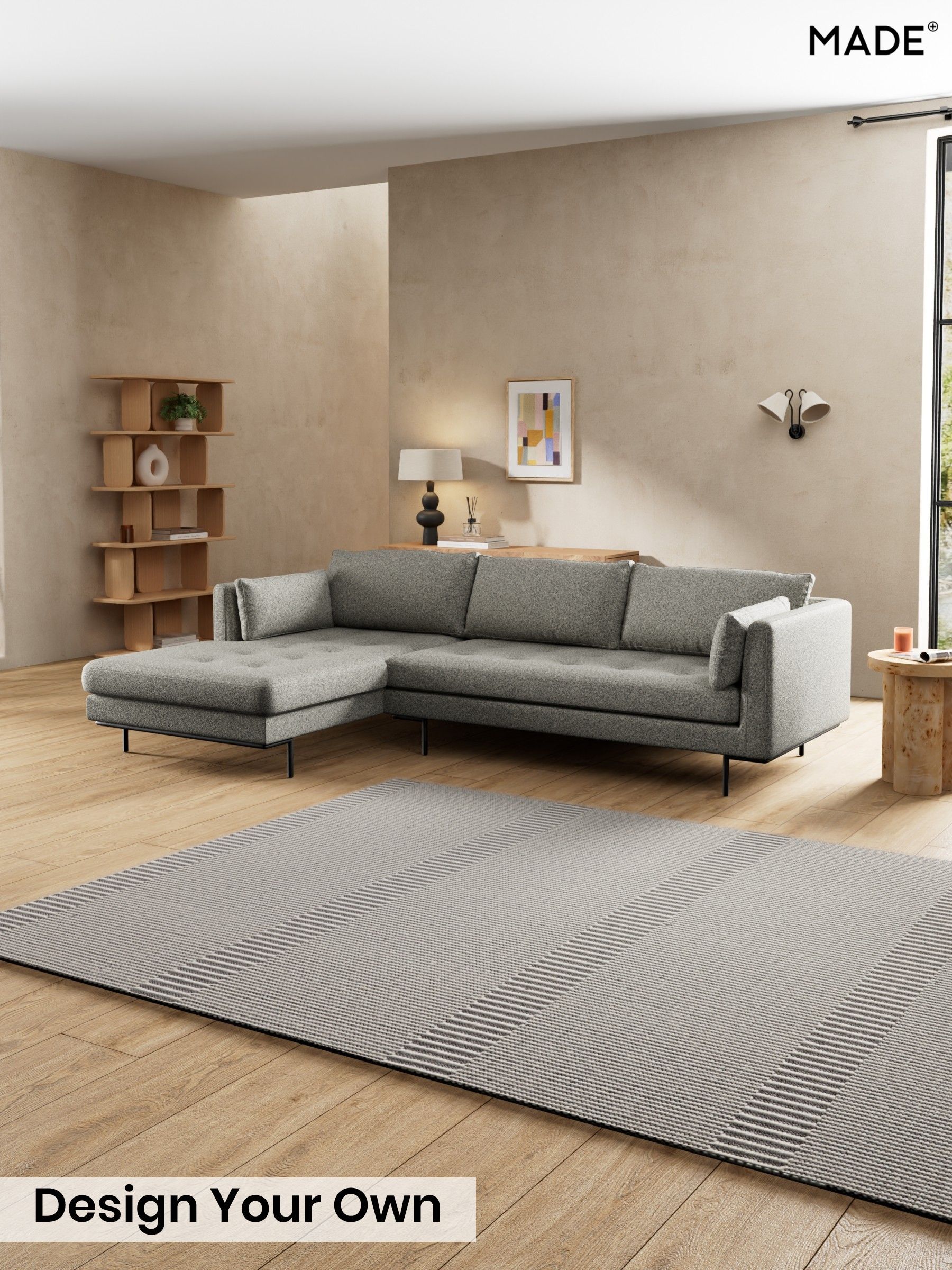 Soft Touch Boucle/Grey Marl - Harlow By Made
