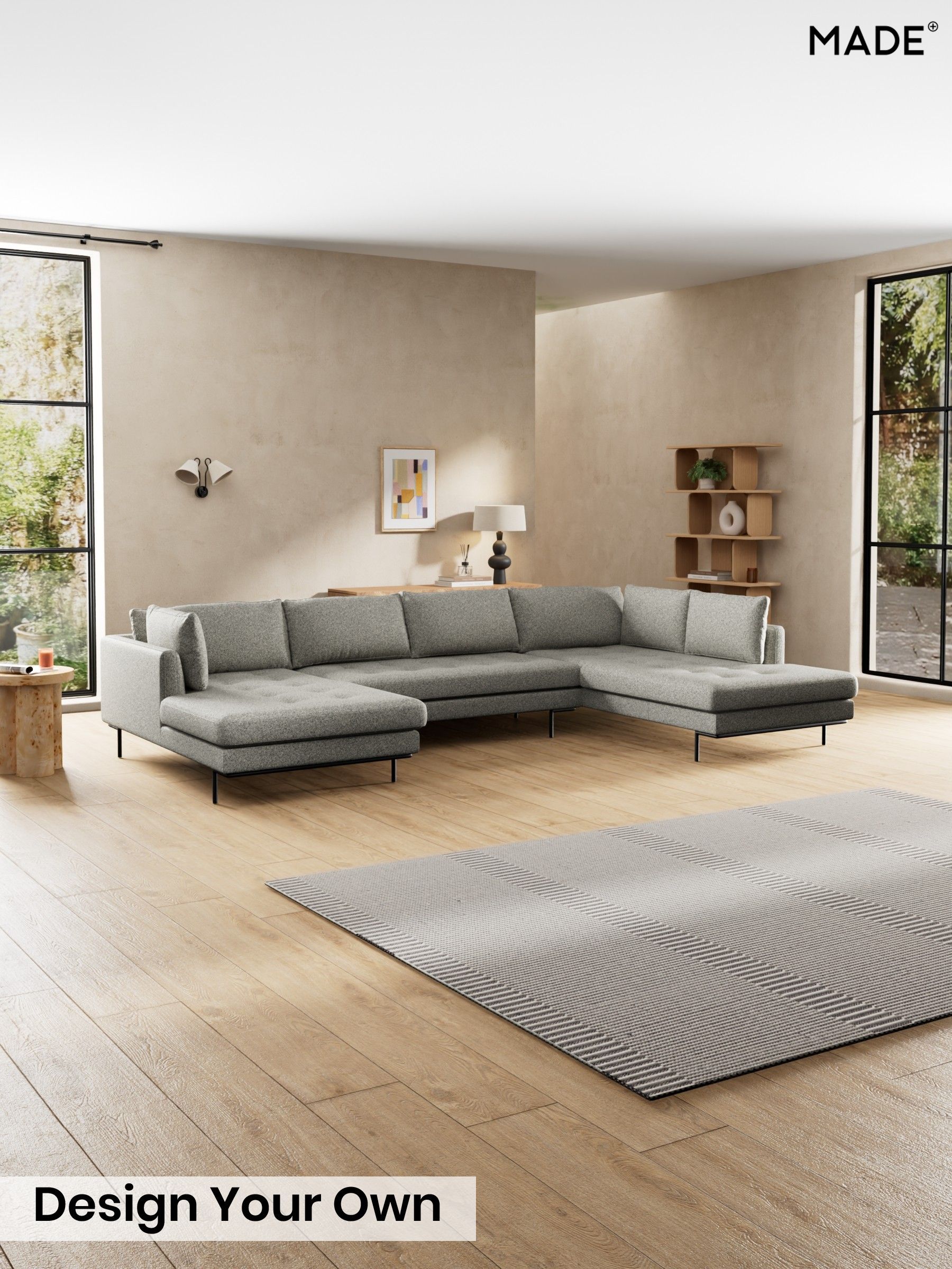 Soft Touch Boucle/Grey Marl - Harlow By Made