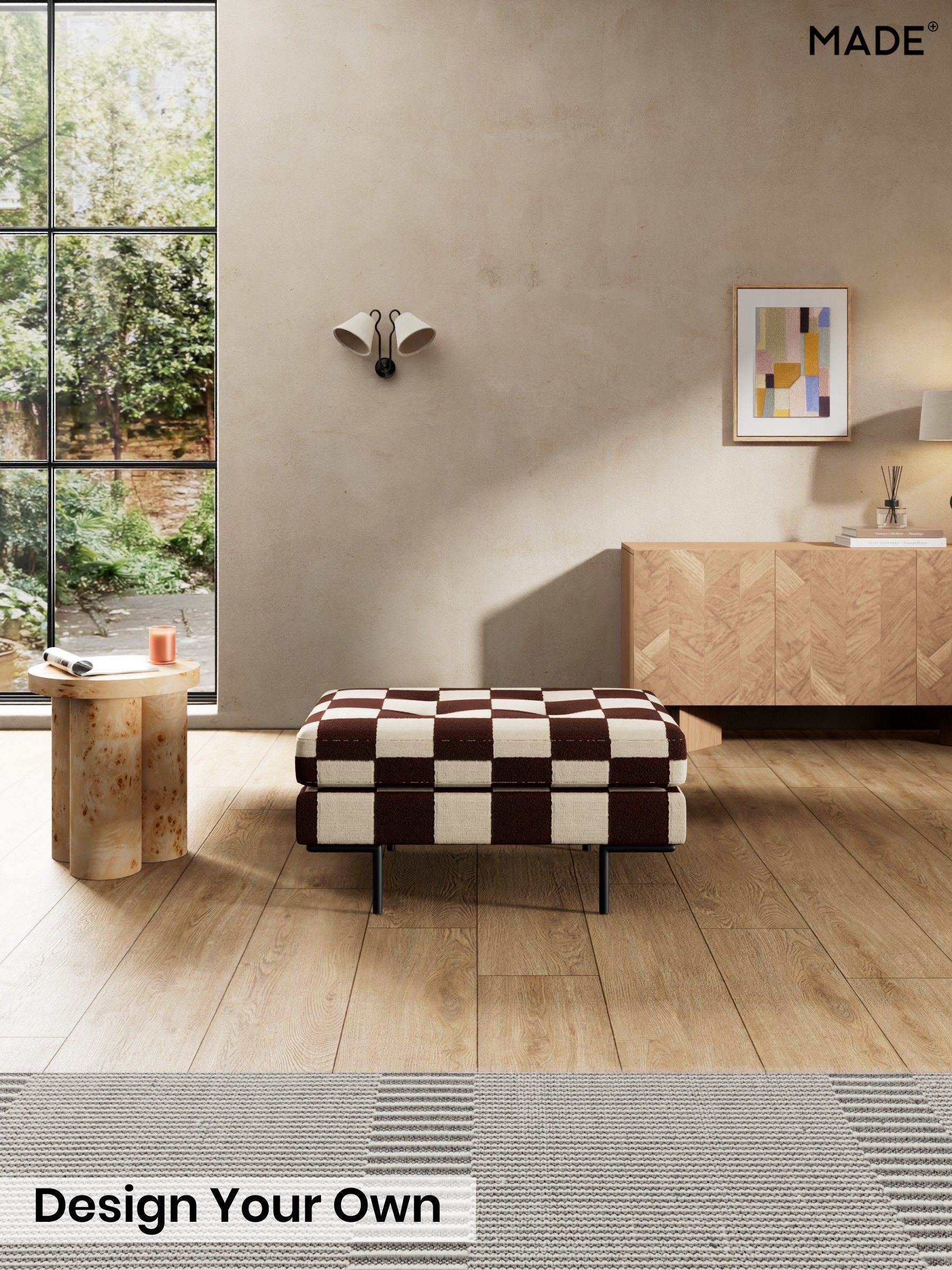 Blenets Check by Harlequin/Chocolate Brown - Harlow By Made