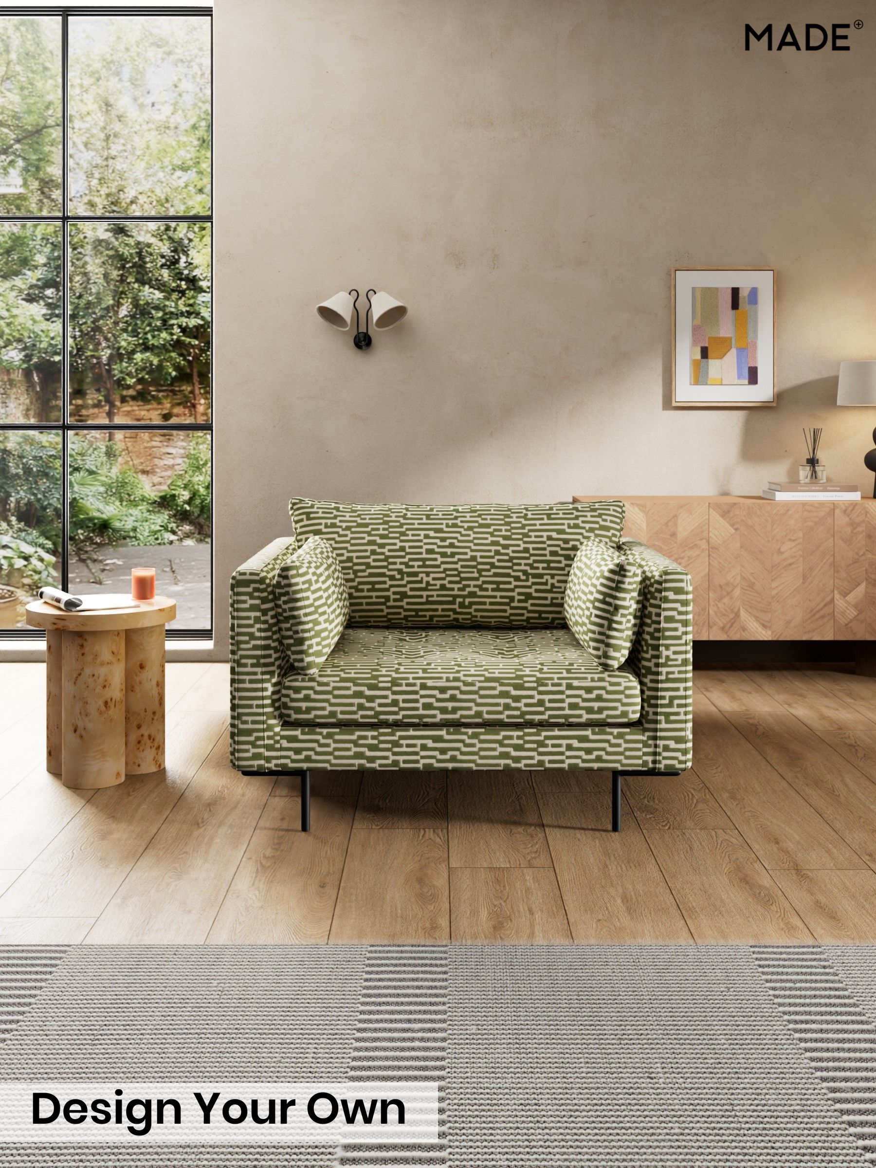 Great Hey by Harlequin/Matcha Green - Harlow By Made