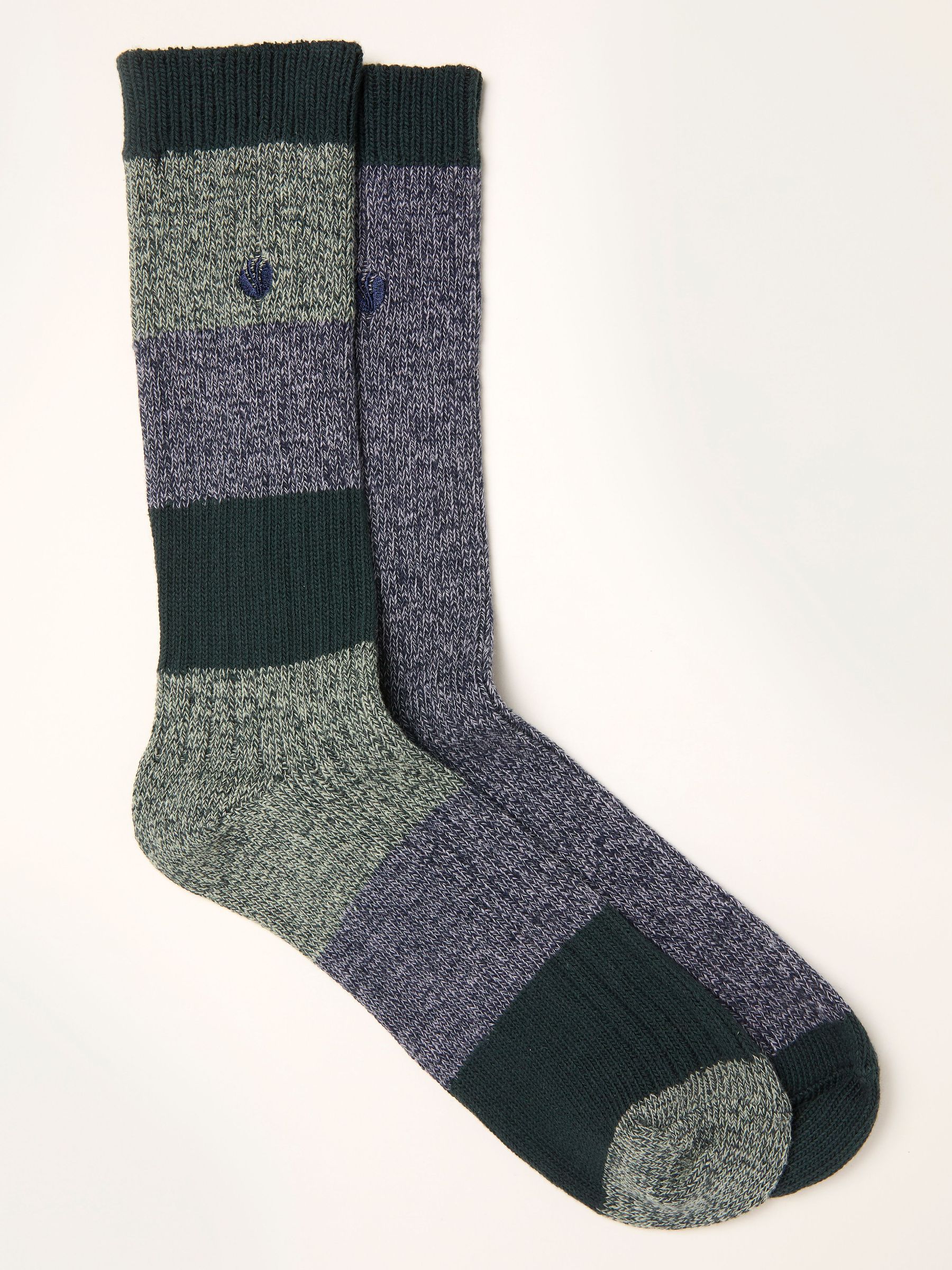 Blue 2 Pairs of Boot Socks (W86689) | £14