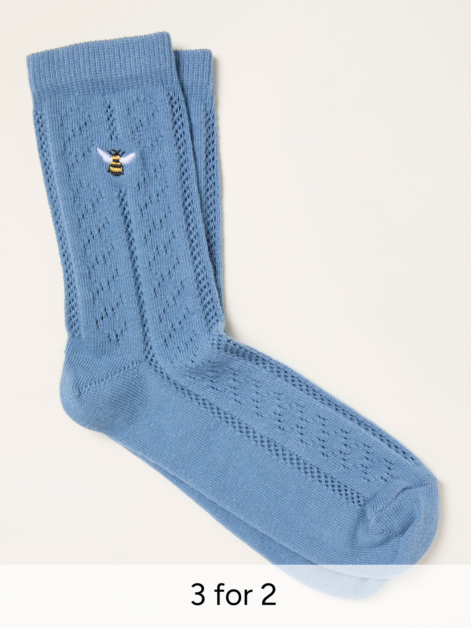 Blue Bee Pointelle Socks (W88939) | £7.50