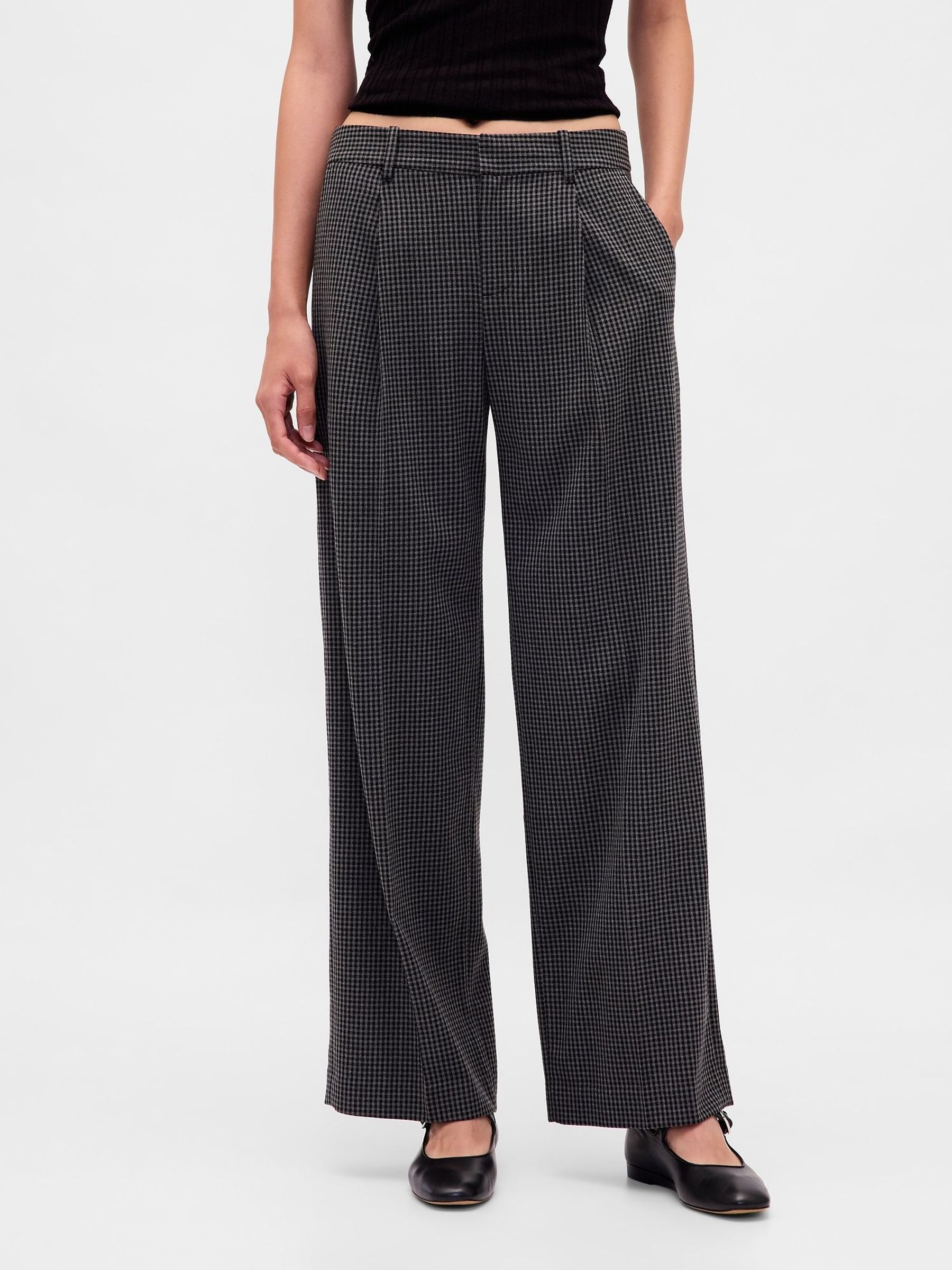 Grey 365 Low Waist Pleated Trousers (W89476) | £50