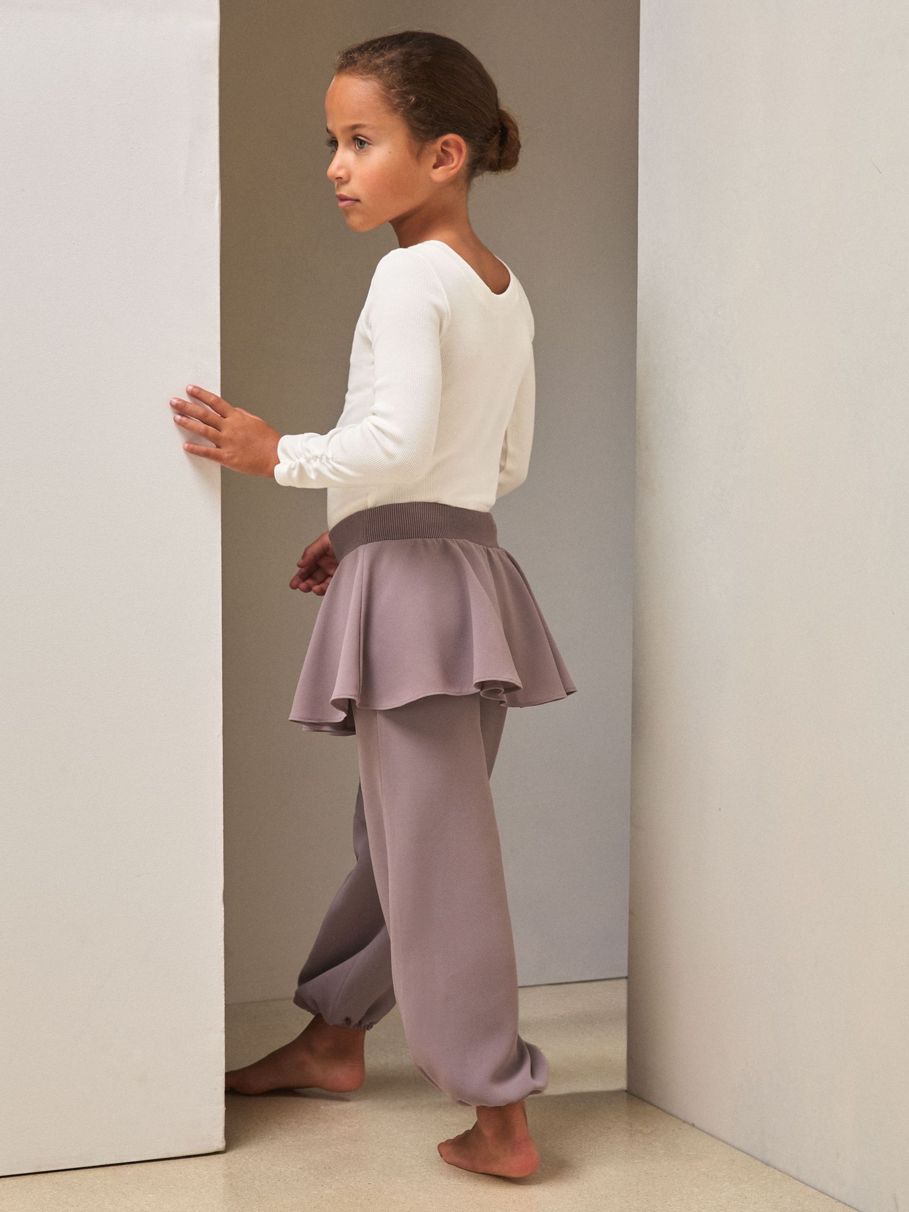 3-9 yrs Reiss | Royal Ballet Skirt Trousers in Mauve (W89598) | £65