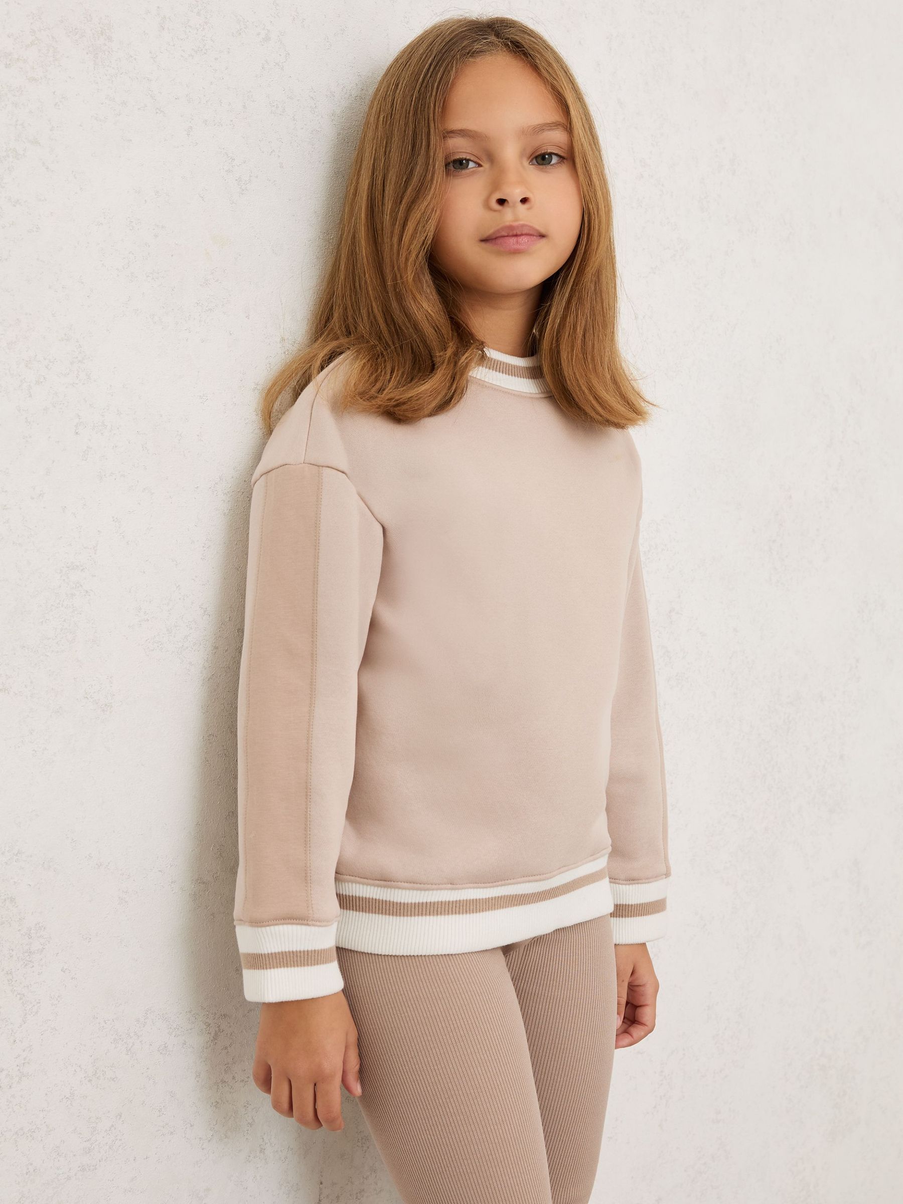 3-9 yrs Oversize Sweatshirt and Leggings Set in Neutral (W90608) | £55