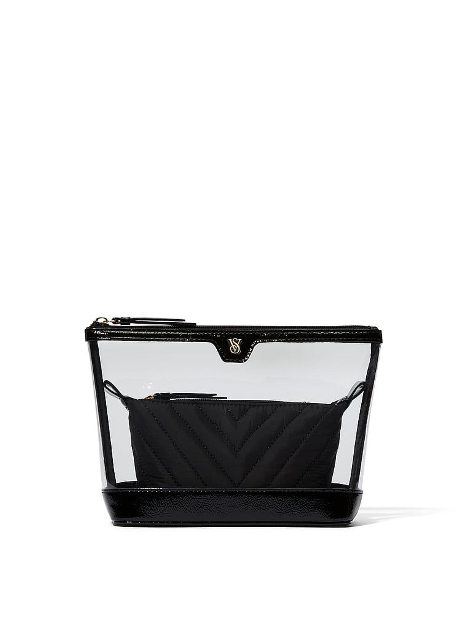 Black AM/PM Makeup Bag Duo (W90757) | £26