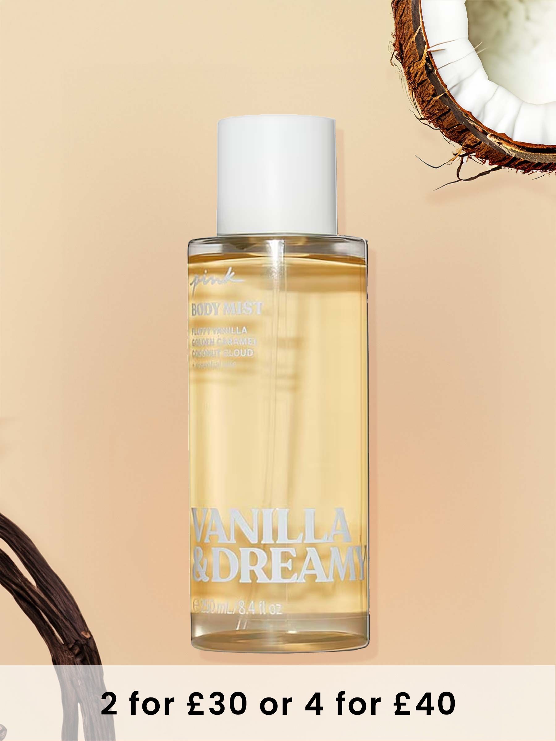 Vanilla And Dreamy 250ml Body Mist (W90846) | £18