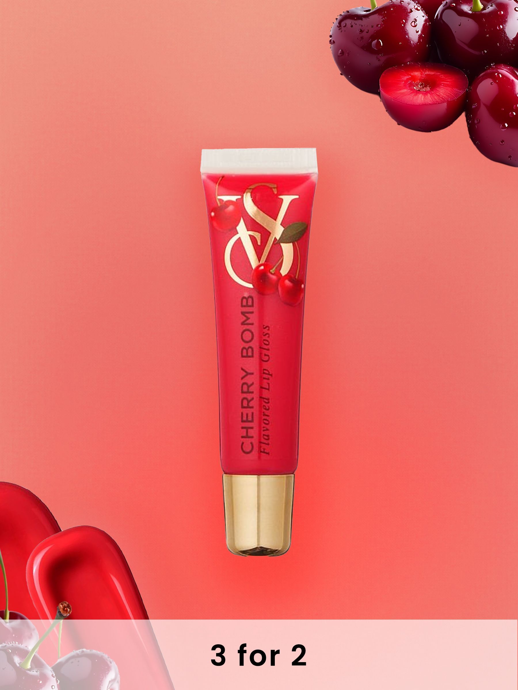 Cherry Bomb Red Flavoured Lip Gloss (W90867) | £10