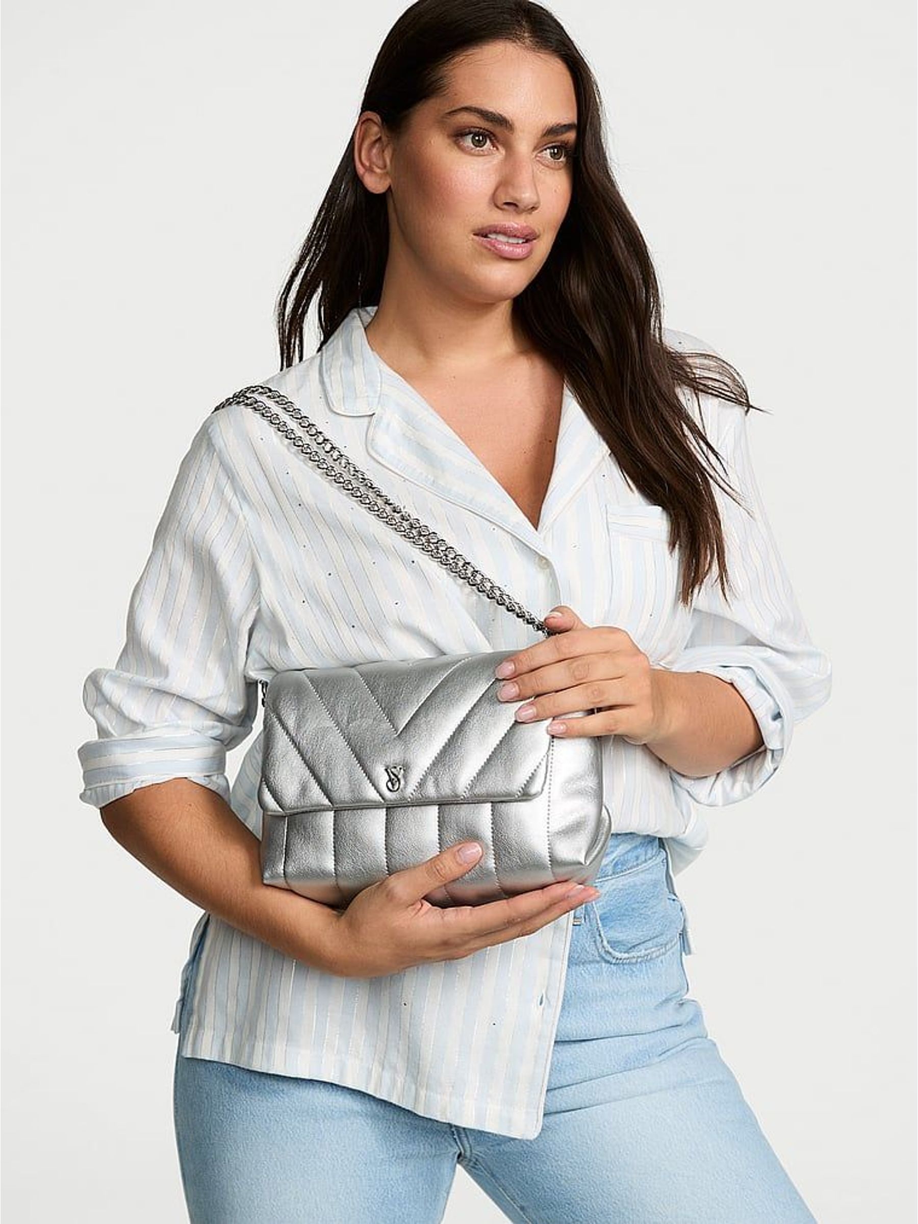 Silver Crossbody Bag (W90878) | £69