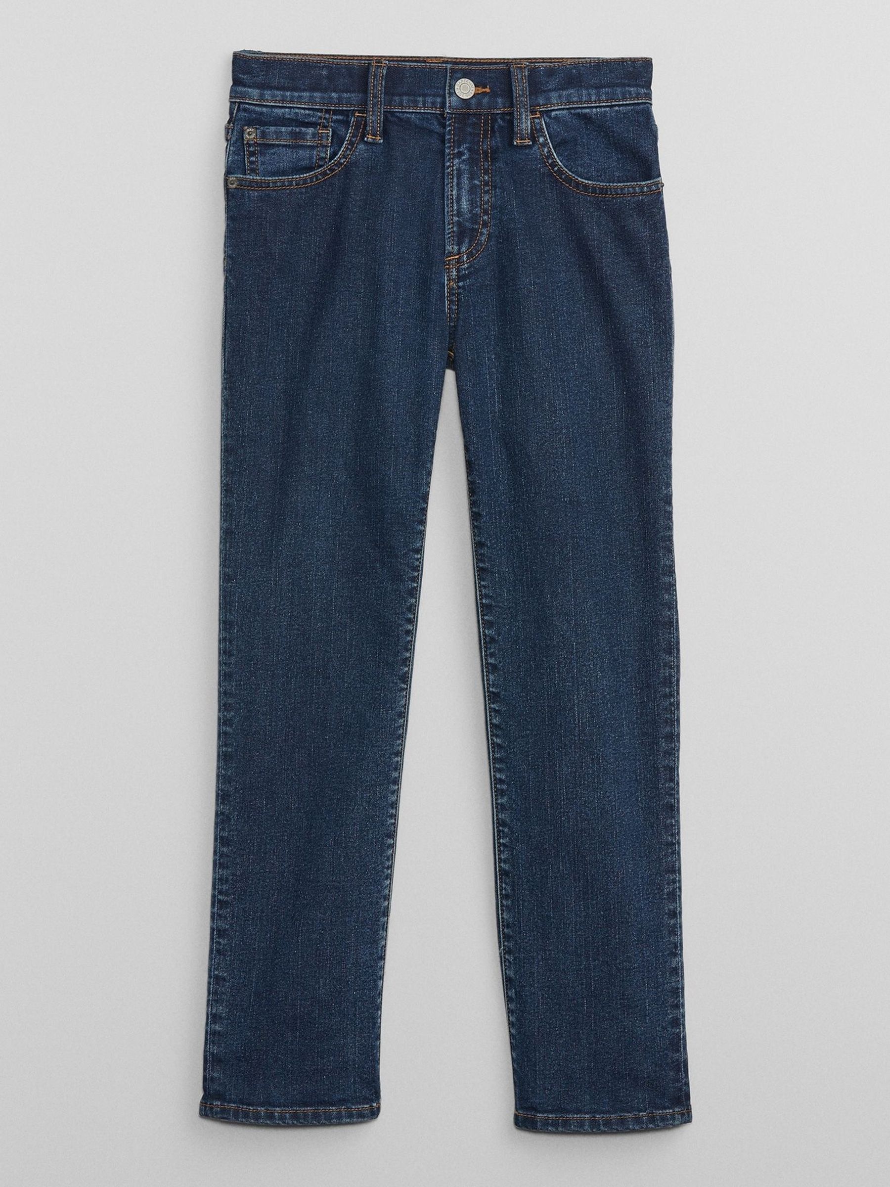 Dark Wash Blue Original Straight Jeans (5-13yrs) (W92194) | £25