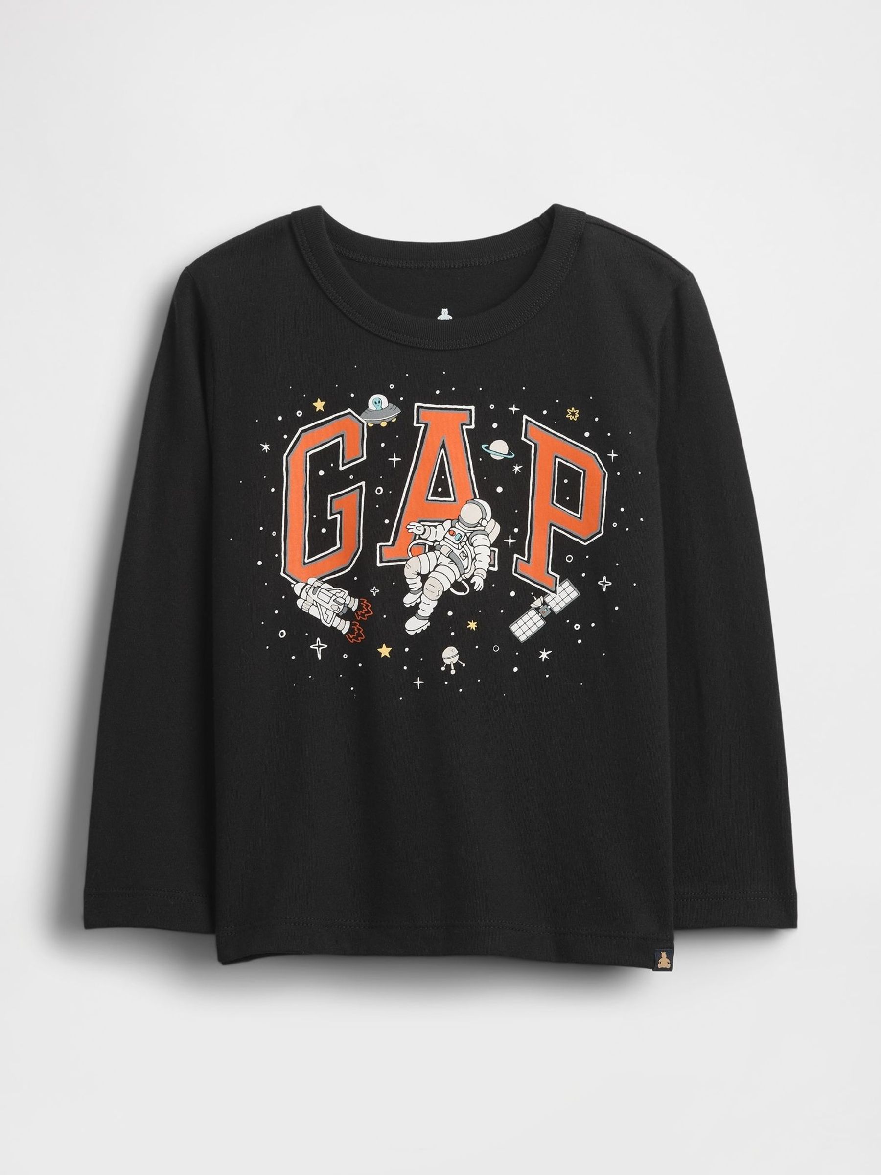 Black Graphic Logo T-Shirt (6mths-5yrs) (W92201) | £10