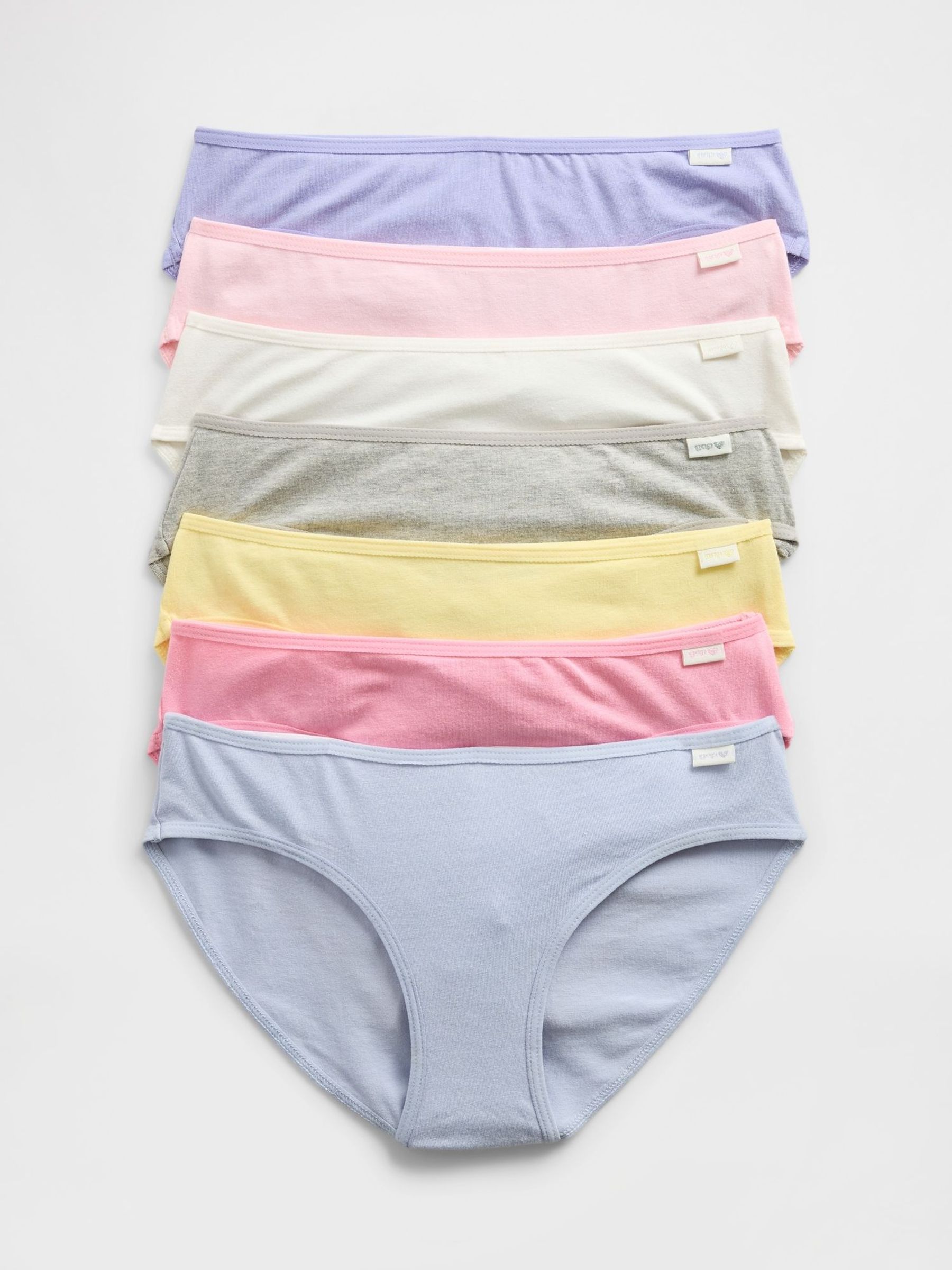 Multi Pastel Days-of-the-Week Bikini Briefs 7-Pack (W92235) | £25