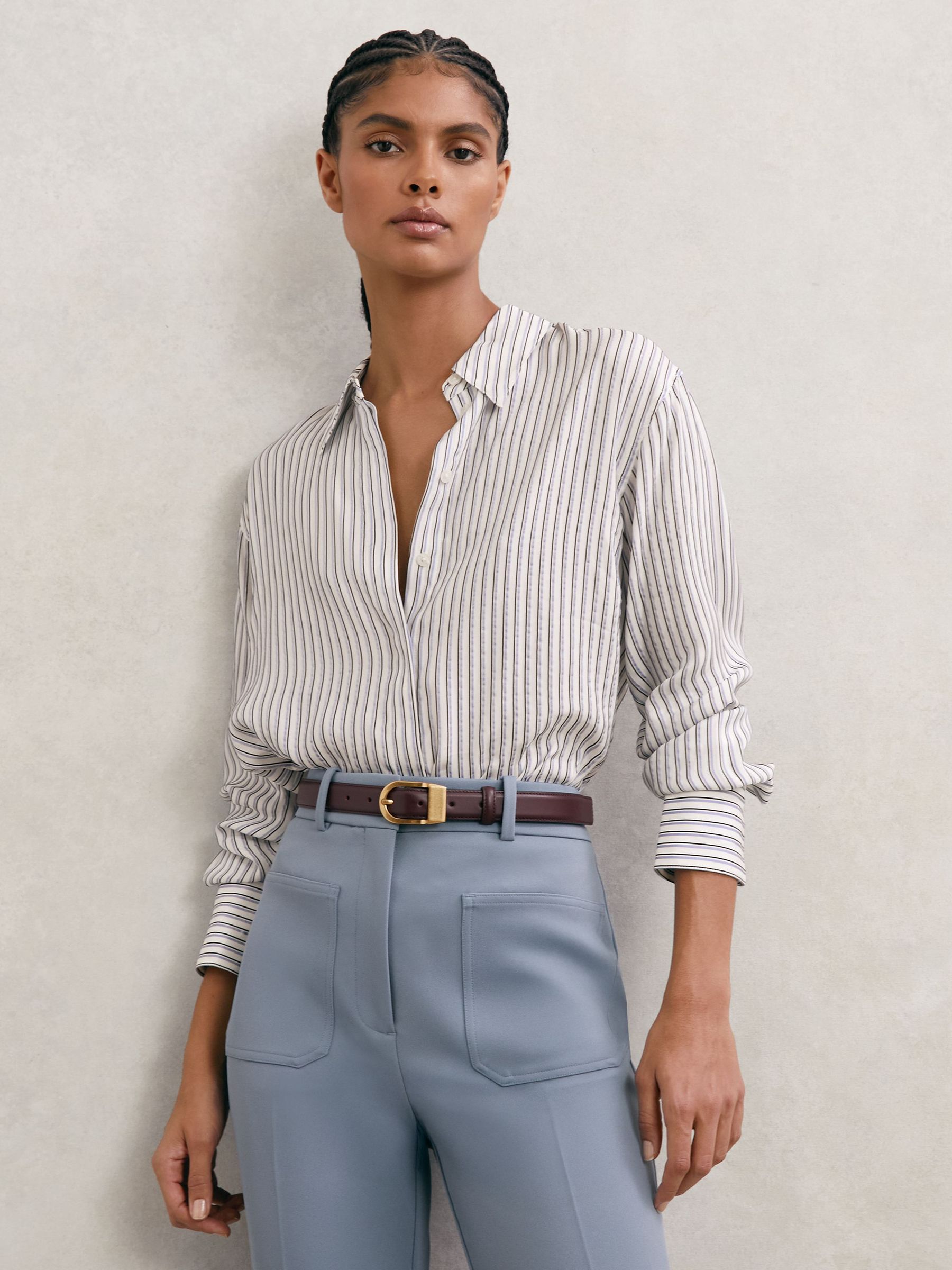 Shirt in Blue/Ivory (W95890) | £148