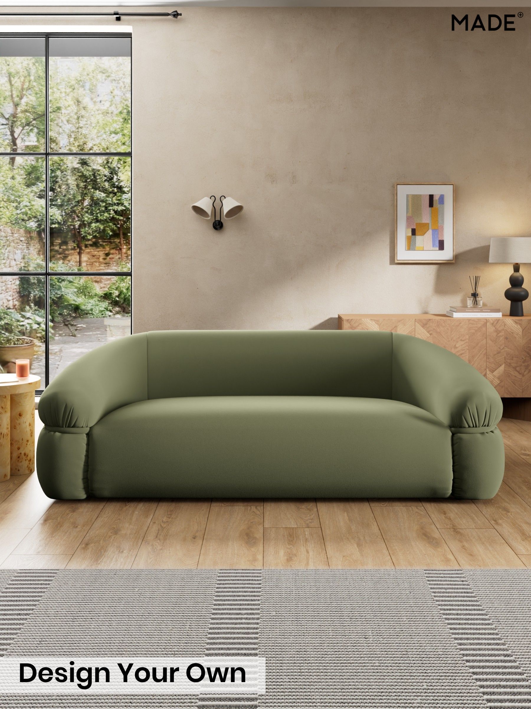 Matt Velvet Easy Clean/Fern Green - Soma By Made