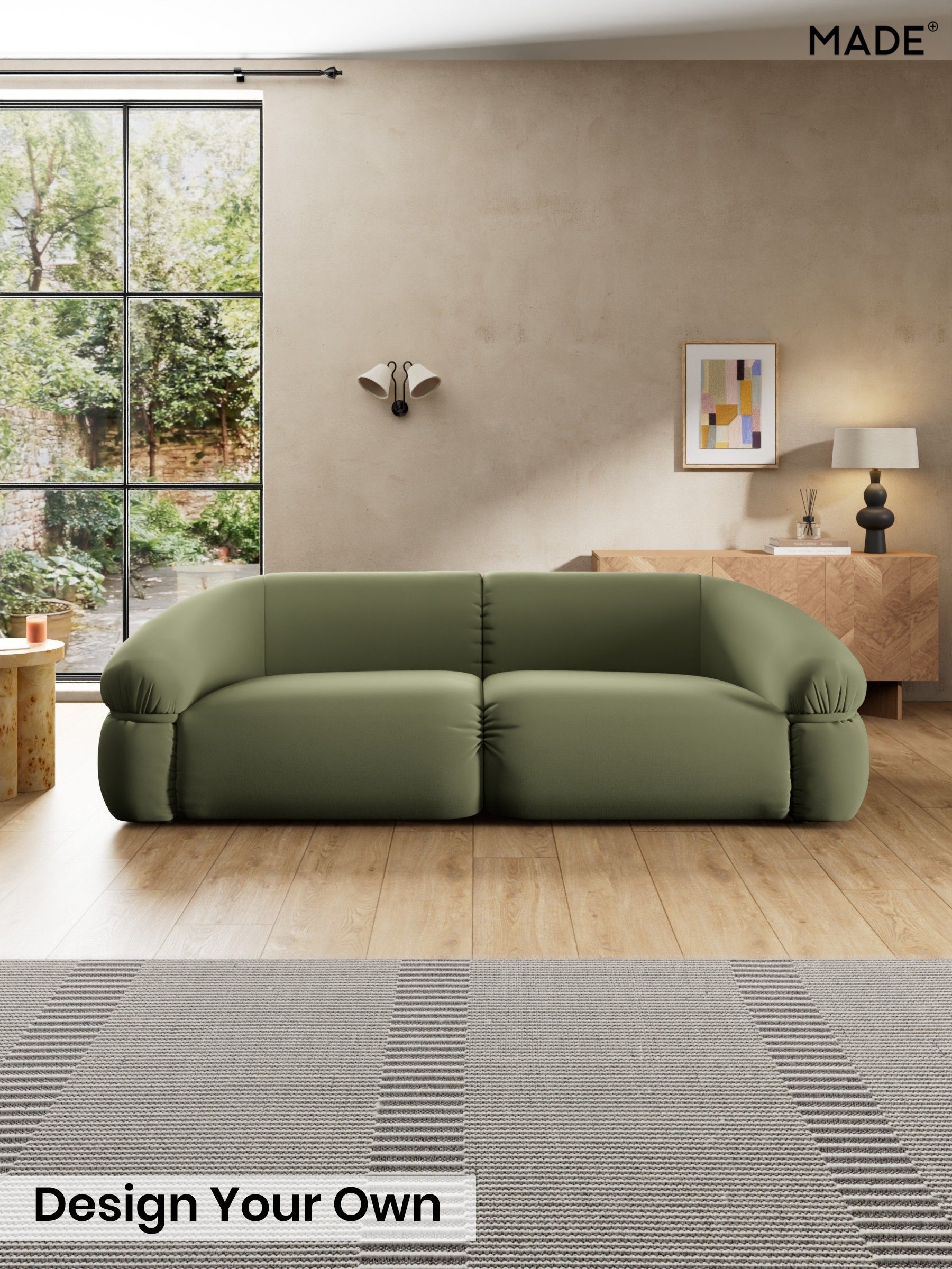 Matt Velvet Easy Clean/Fern Green - Soma By Made