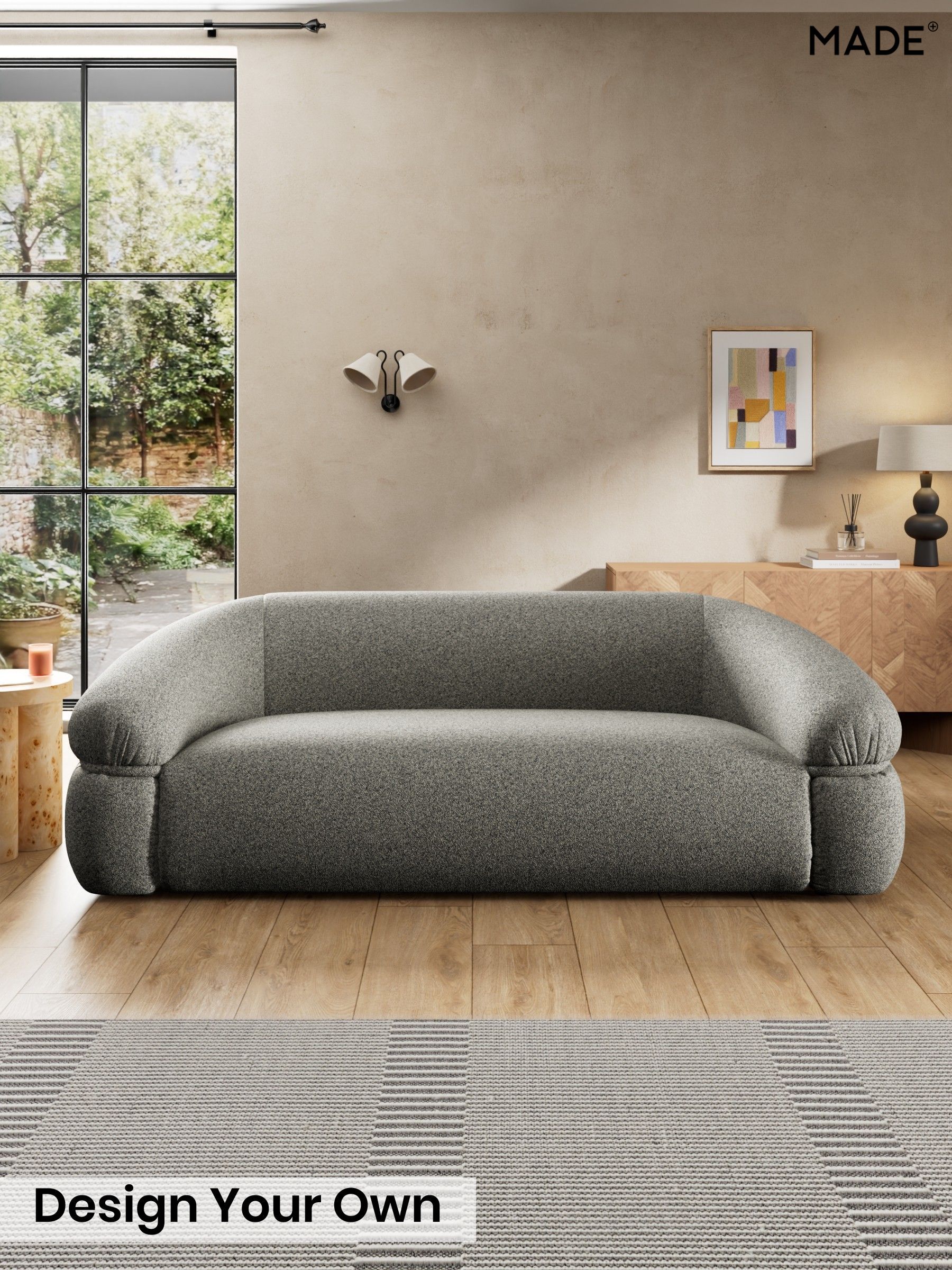 Soft Touch Boucle/Grey Marl - Soma By Made