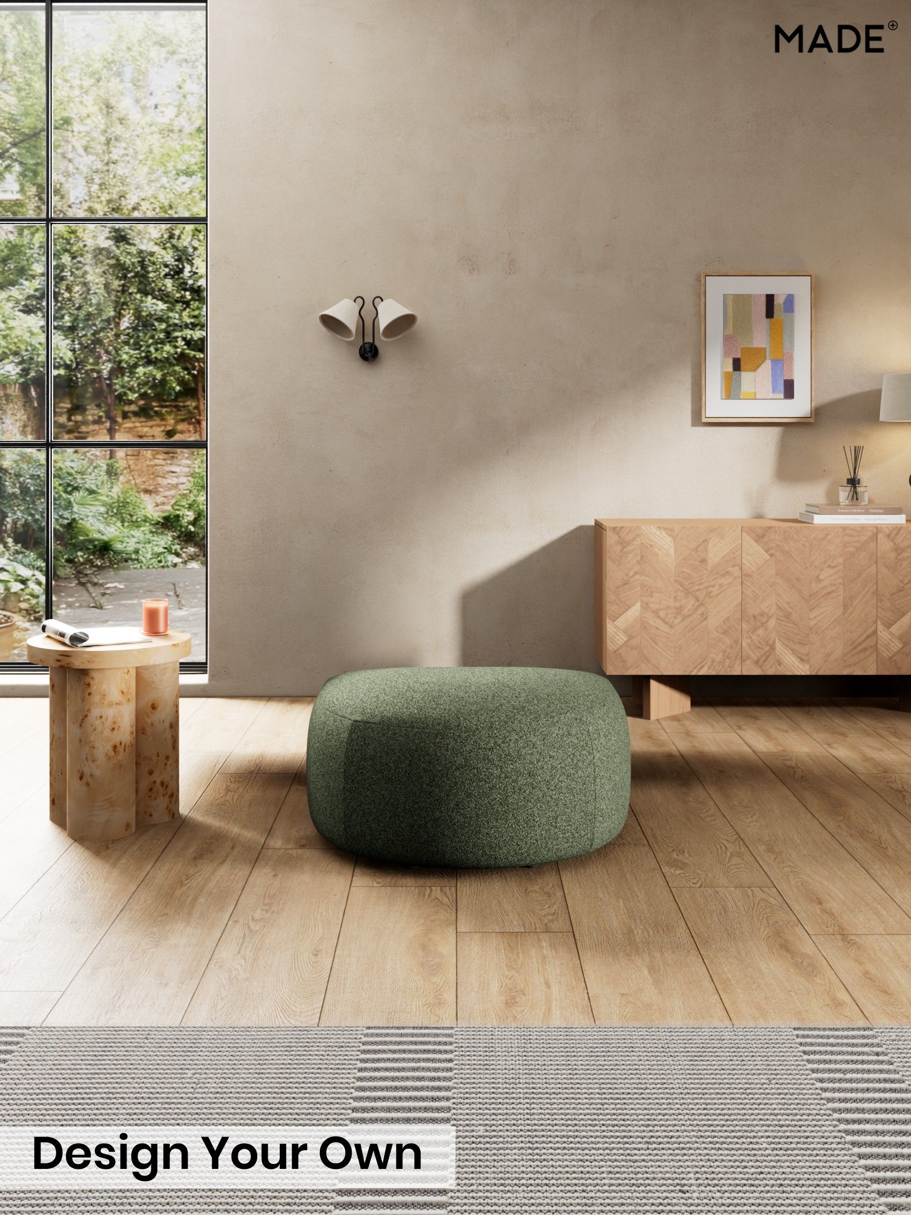 Soft Touch Boucle/Forest Green - Soma By Made