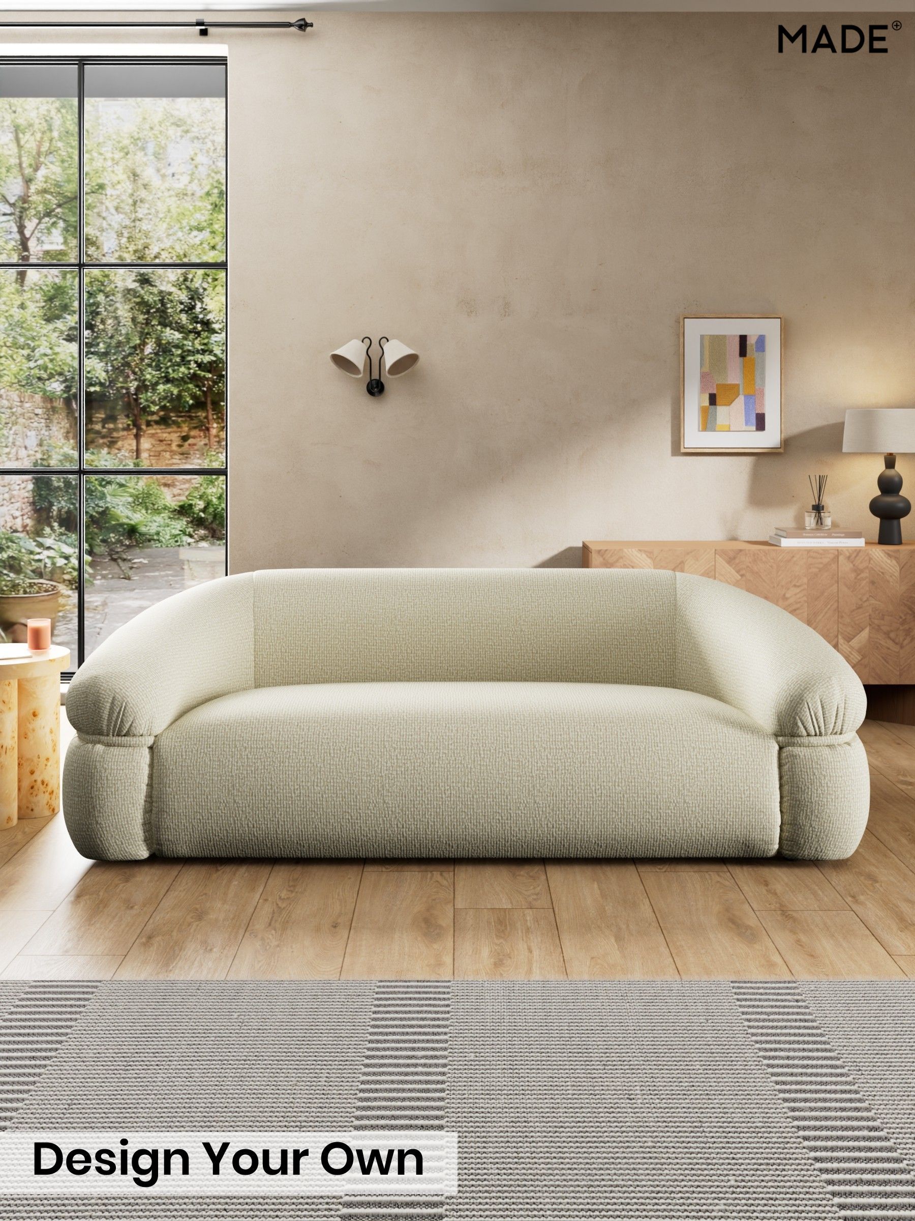 Tonal Boucle/Natural Oatmeal - Soma By Made